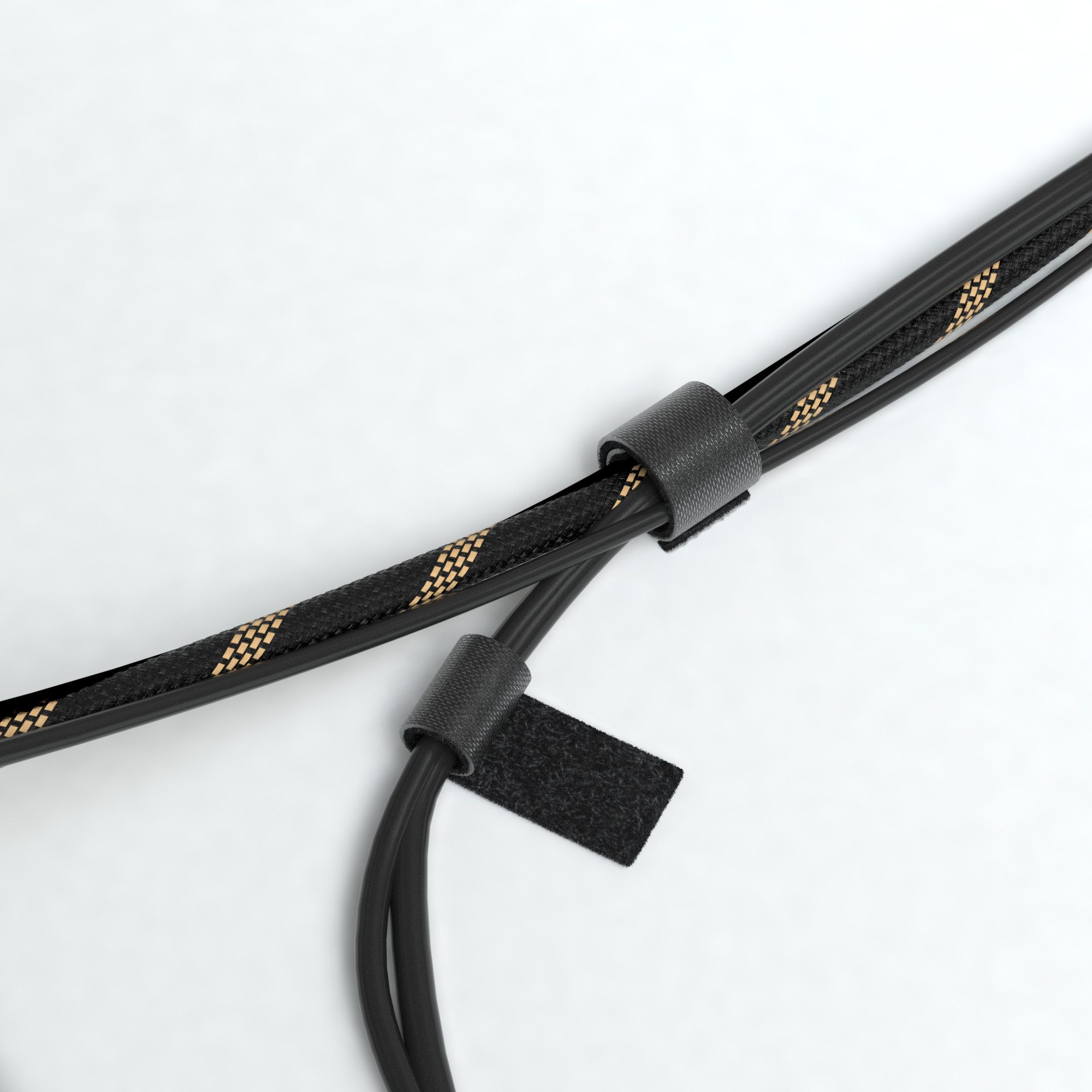 JAMEGA Kabelbinder Klett-Kabelbinder Klettband Rolle wiederverwendbar Klettverschluss