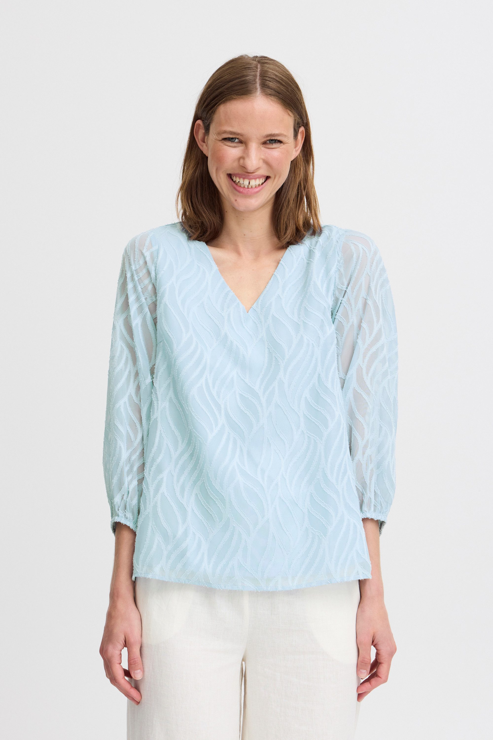 b.young Langarmbluse Langarm-Bluse BYFRIKKE