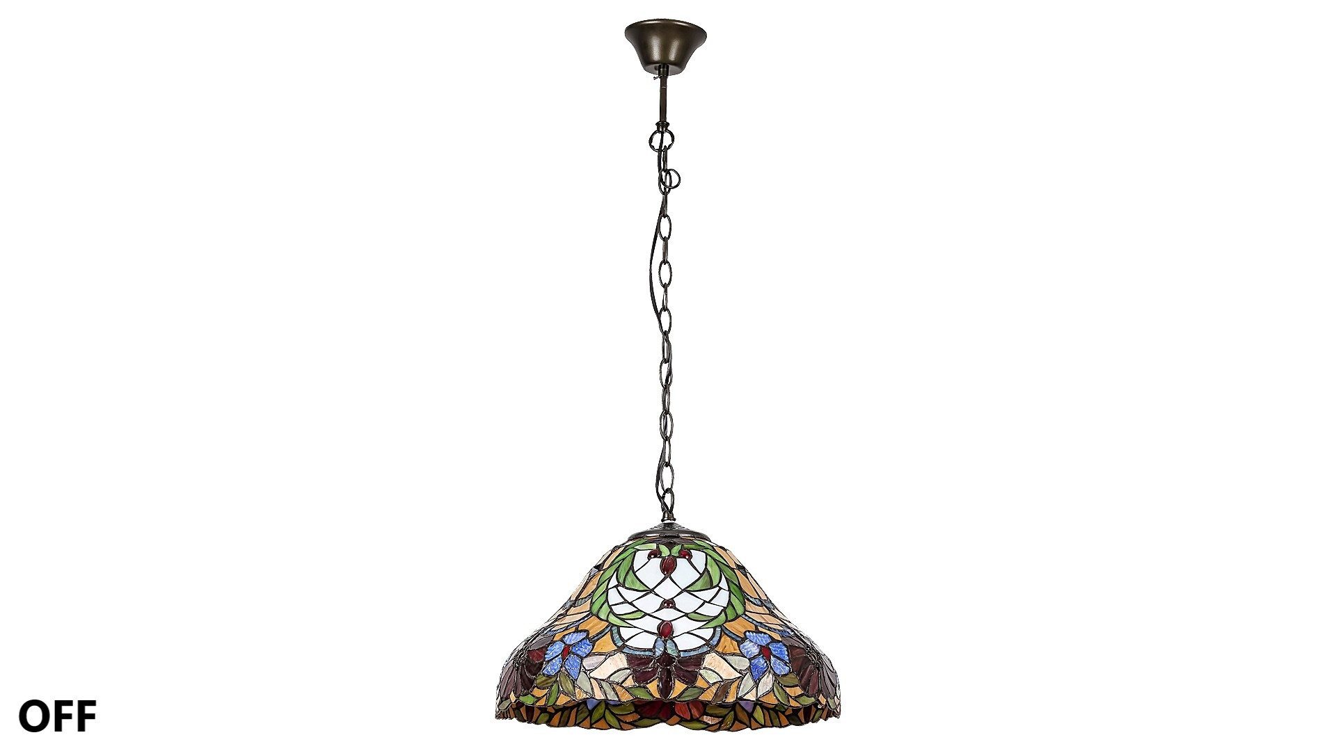 Rabalux Kronleuchter "Mirella" 2-flammig, Metall, bronze, rund, E27, ø410mm