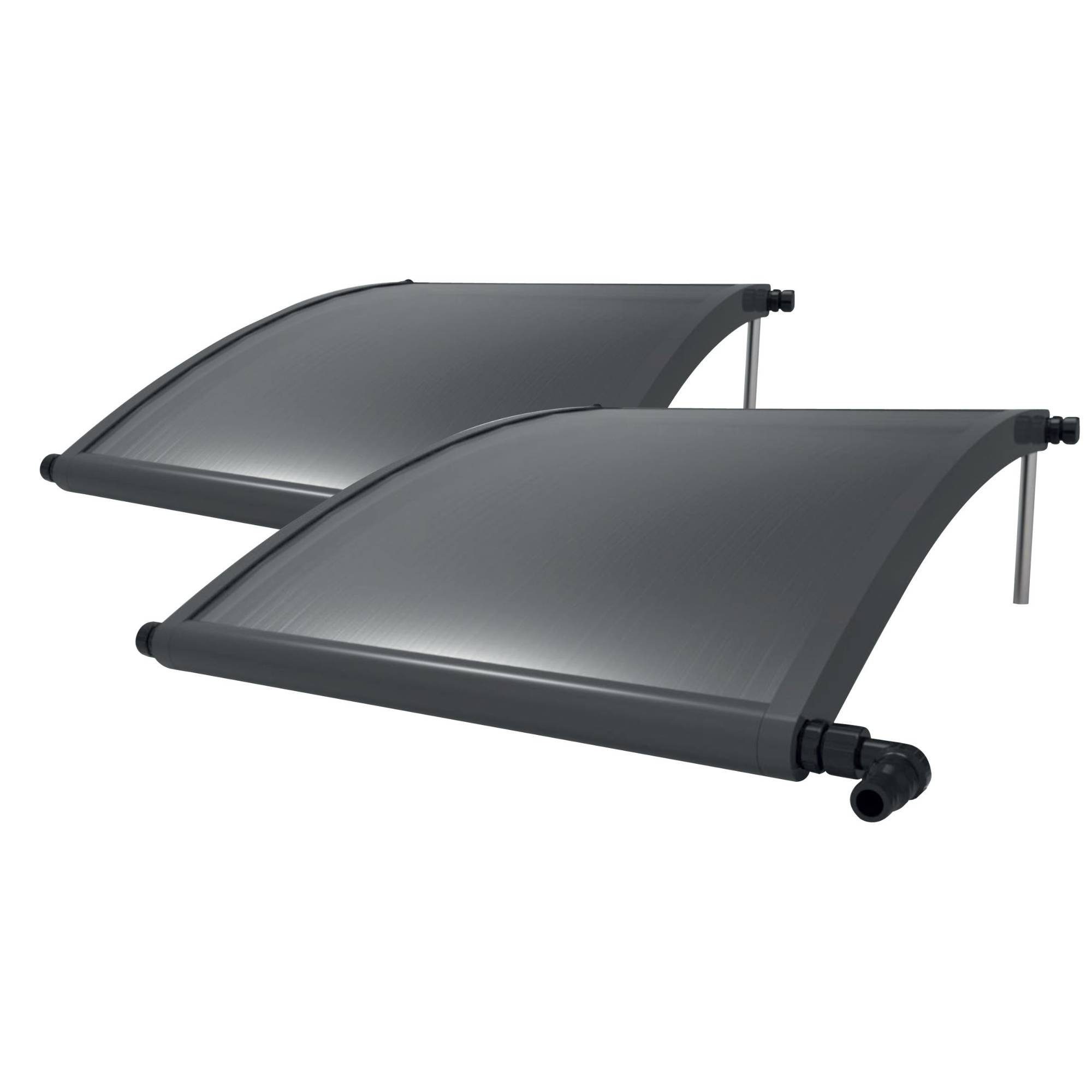 Waterman Solarabsorber Solarkollektor Standard 2er Set 80x120cm/0,8m² ink, BxL: 120x80 cm, 2-St.