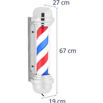 Physa LED Außen-Stehlampe Barber Pole - rotierend und beleuchtet - 380mm Höhe - 25cm Wandabstand