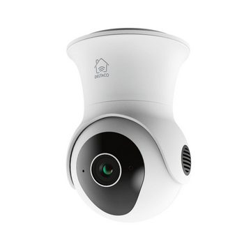 DELTACO SMART HOME WLAN Überwachungskamera Außen verstellbar Bewegungserkennung Smart Home Kamera (Innen- und Außenbereich, Motorisiertes Schwenken und Neigen, ONVIF-tauglich)