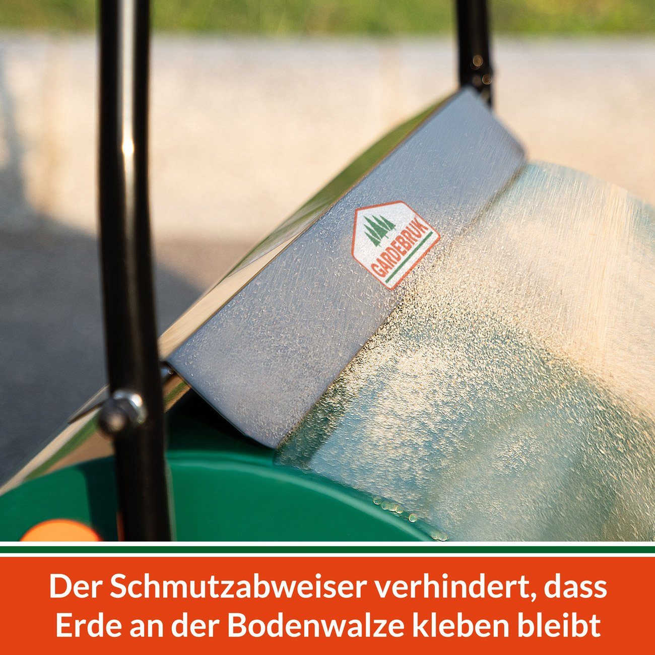 gepolsterter Handwalze Rasenroller 50L Rasenwalze,60cm Garten Gardebruk befüllbar Griff