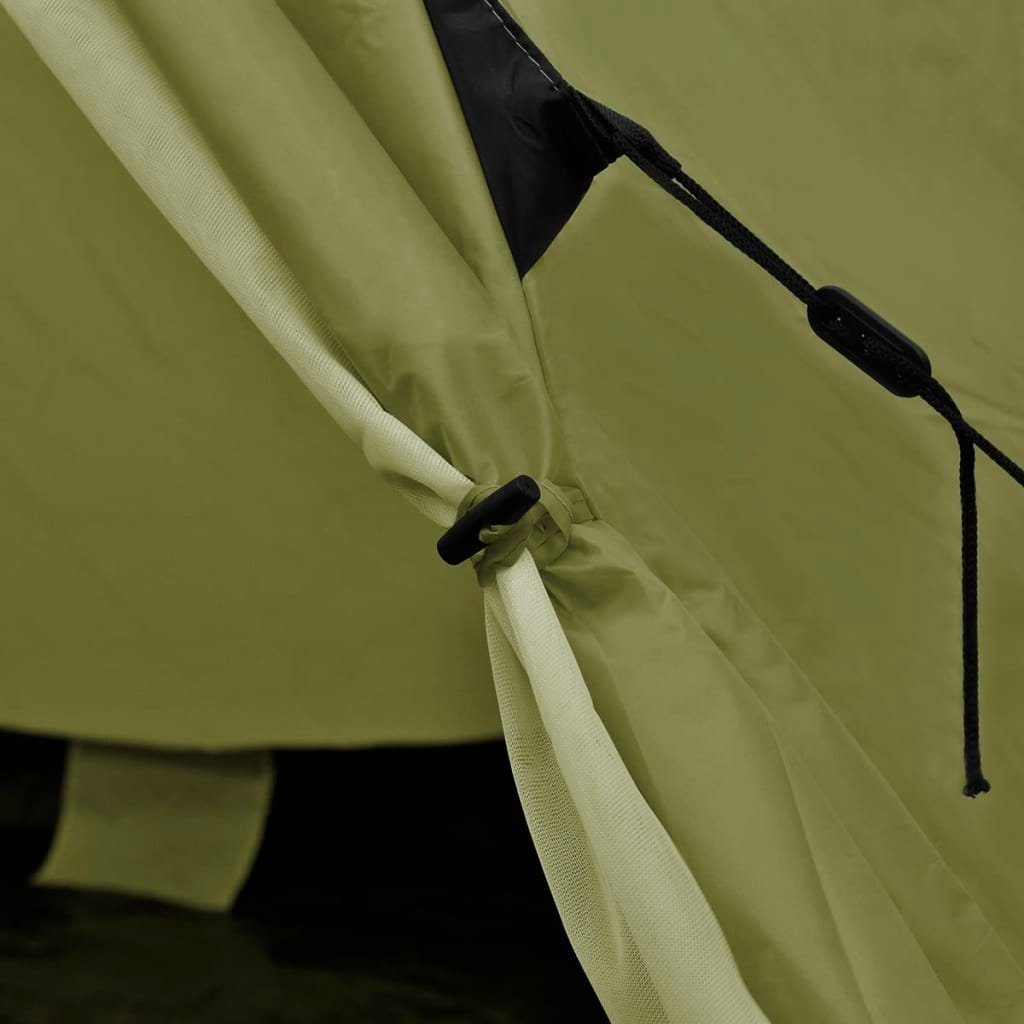 vidaXL Gruppenzelt Campingzelt,4-Personen-Zelt Grün x 365 250 x Stoff 365 cm