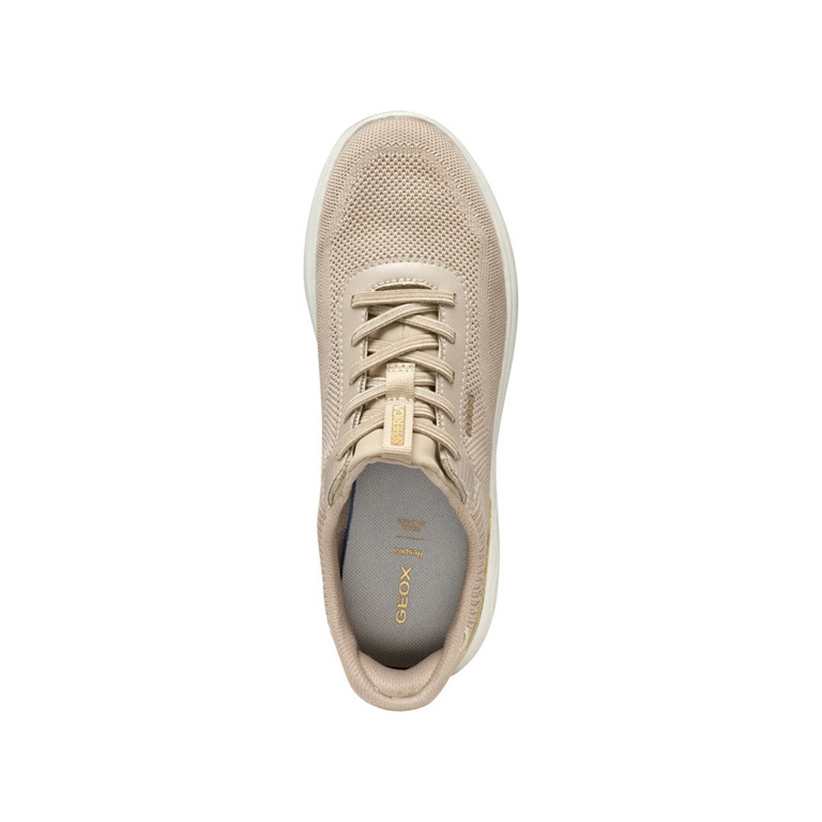 Geox GEOX SPHERICA PLUS, Sneaker, Taupe/ Gold, Damen Sneaker