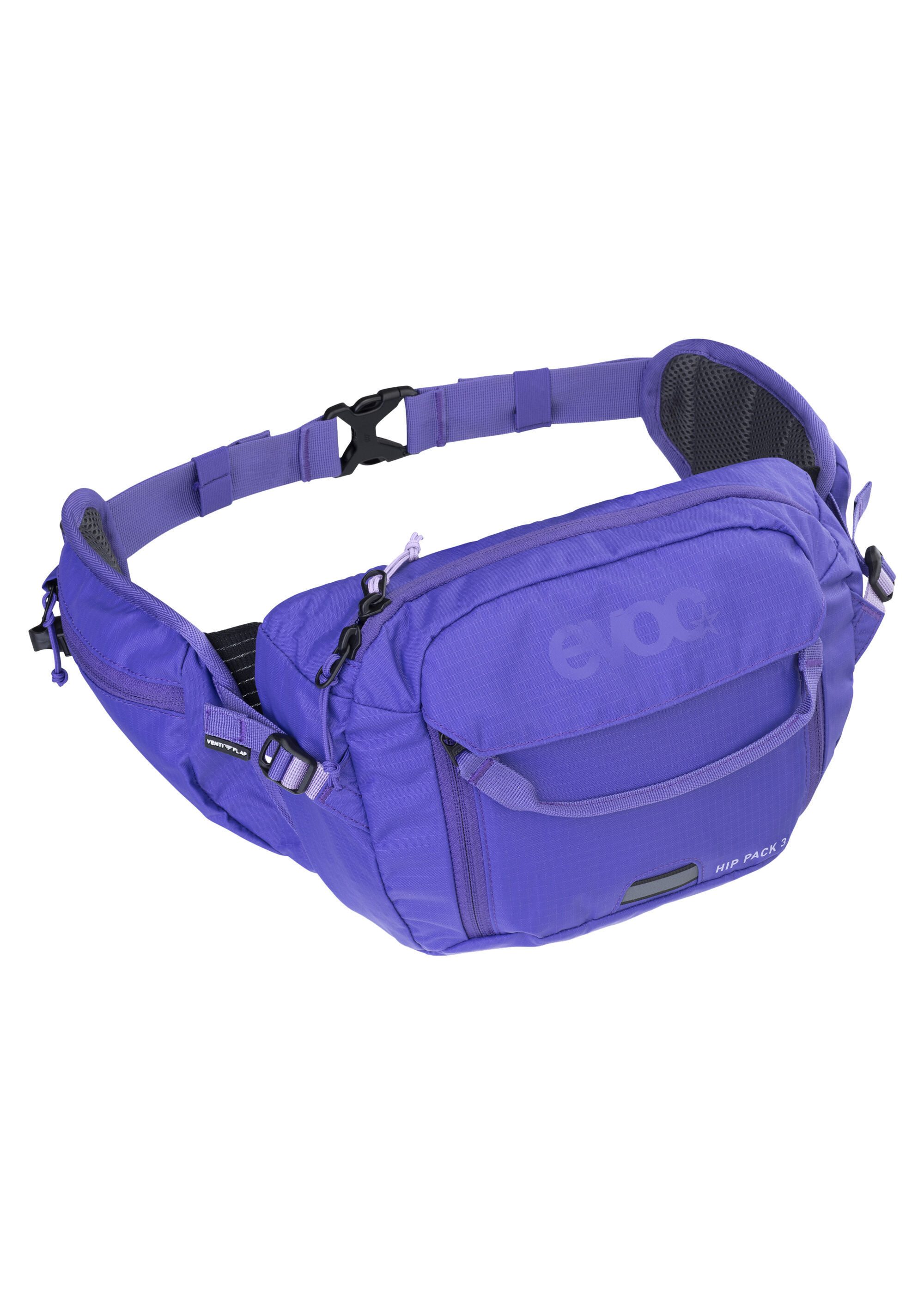 EVOC Gürteltasche HIP PACK 3 + HYDRATION BLADDER 1,5, mit Transportlasche für den Bike-Helm