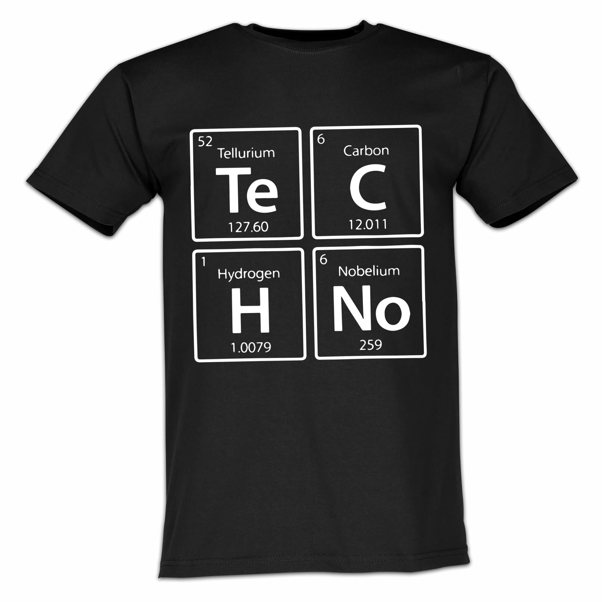 Vapetecc T-Shirt T-Shirt Techno Fun-Shirt Logo 8. Logo, Print, Druck, Baumwolle, T-Shirt