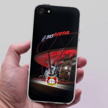 DeinDesign Handyhülle Bayer 04 Leverkusen Stadion Offizielles Lizenzprodukt, Apple iPhone 5 Silikon Hülle Bumper Case Handy Schutzhülle