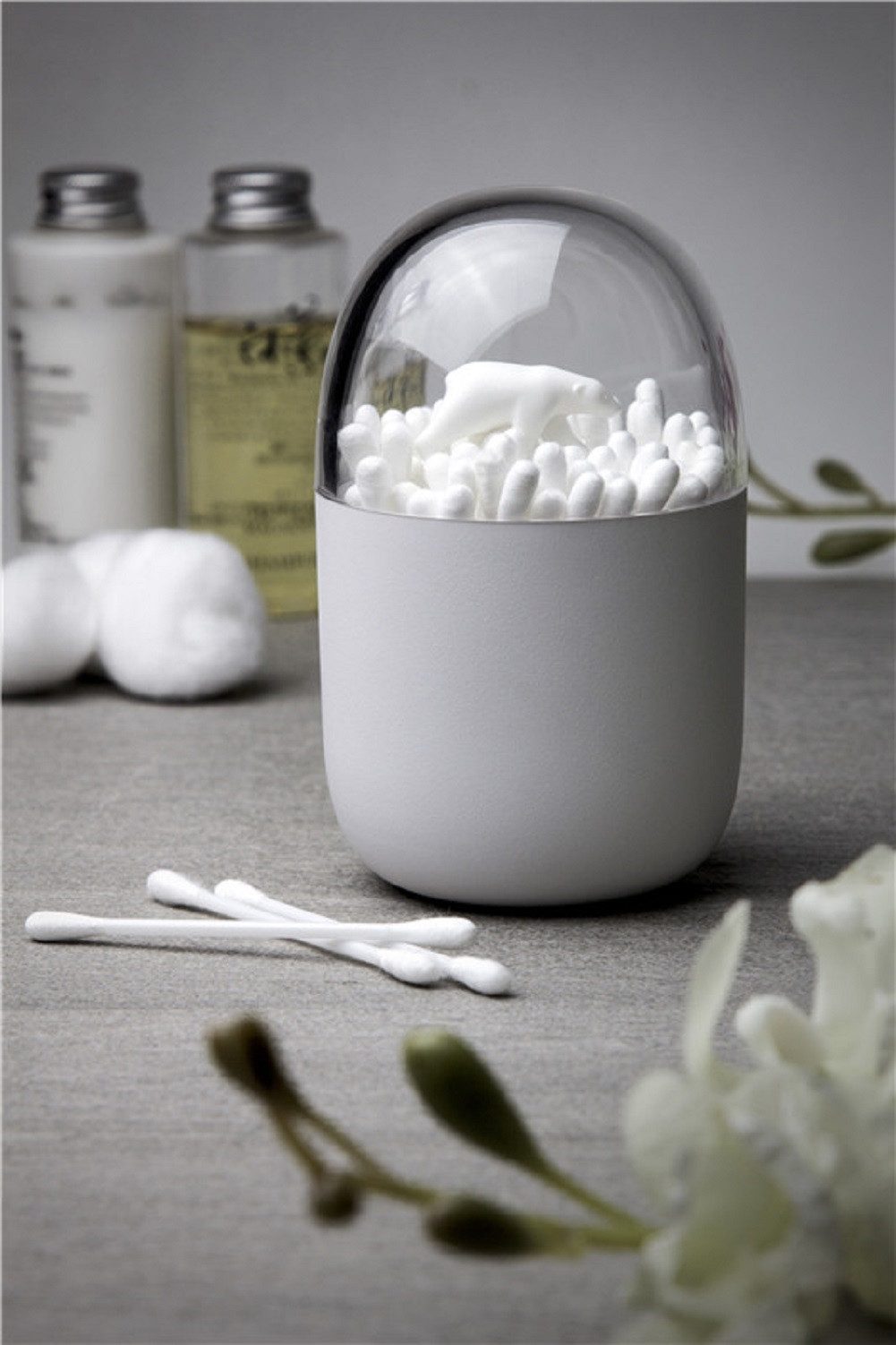 Qualy Design Wattestäbchenspender Hirsch - Tanne - Eisbär, (Kunststoff, Beh günstig online kaufen