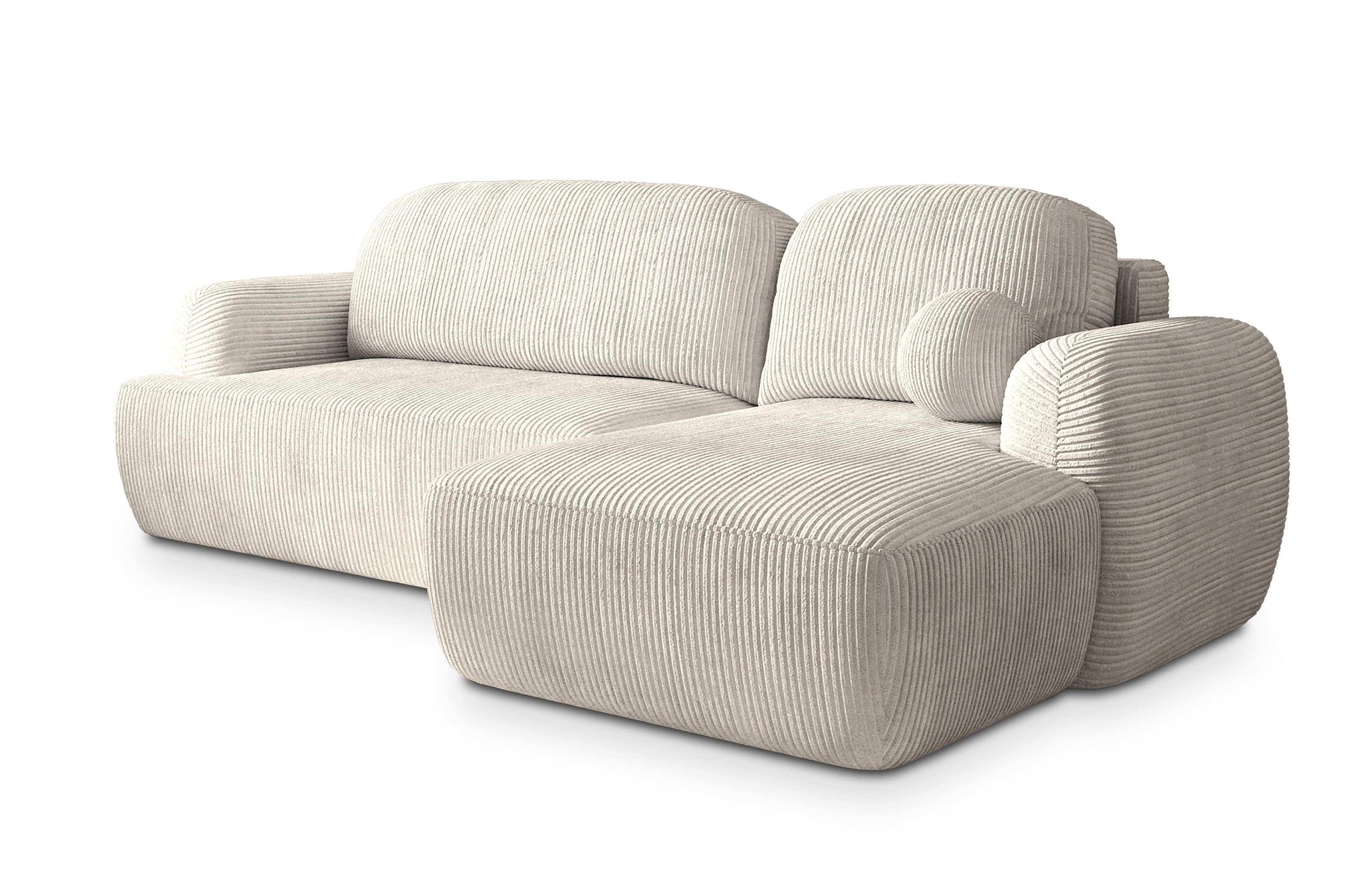 Masseno Ecksofa MODENZA mit Schlaffunktion L-Form, Sofa mit Bettkasten günstig online kaufen