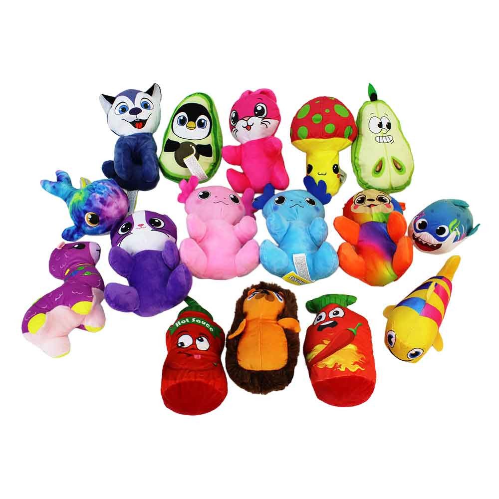 Landahl & Baumann Kuscheltier 16 Stück Plüschtier Mix bunt gemischt - ca. 17 cm (16-St)