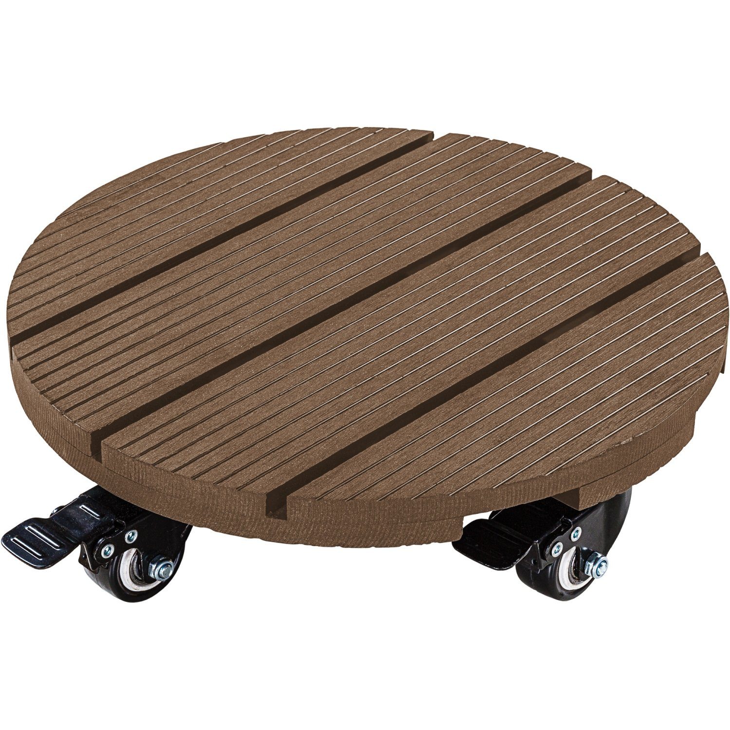 STILISTA Blumentopfuntersetzer WPC Pflanzenroller Blumenroller Rollbrett, günstig online kaufen