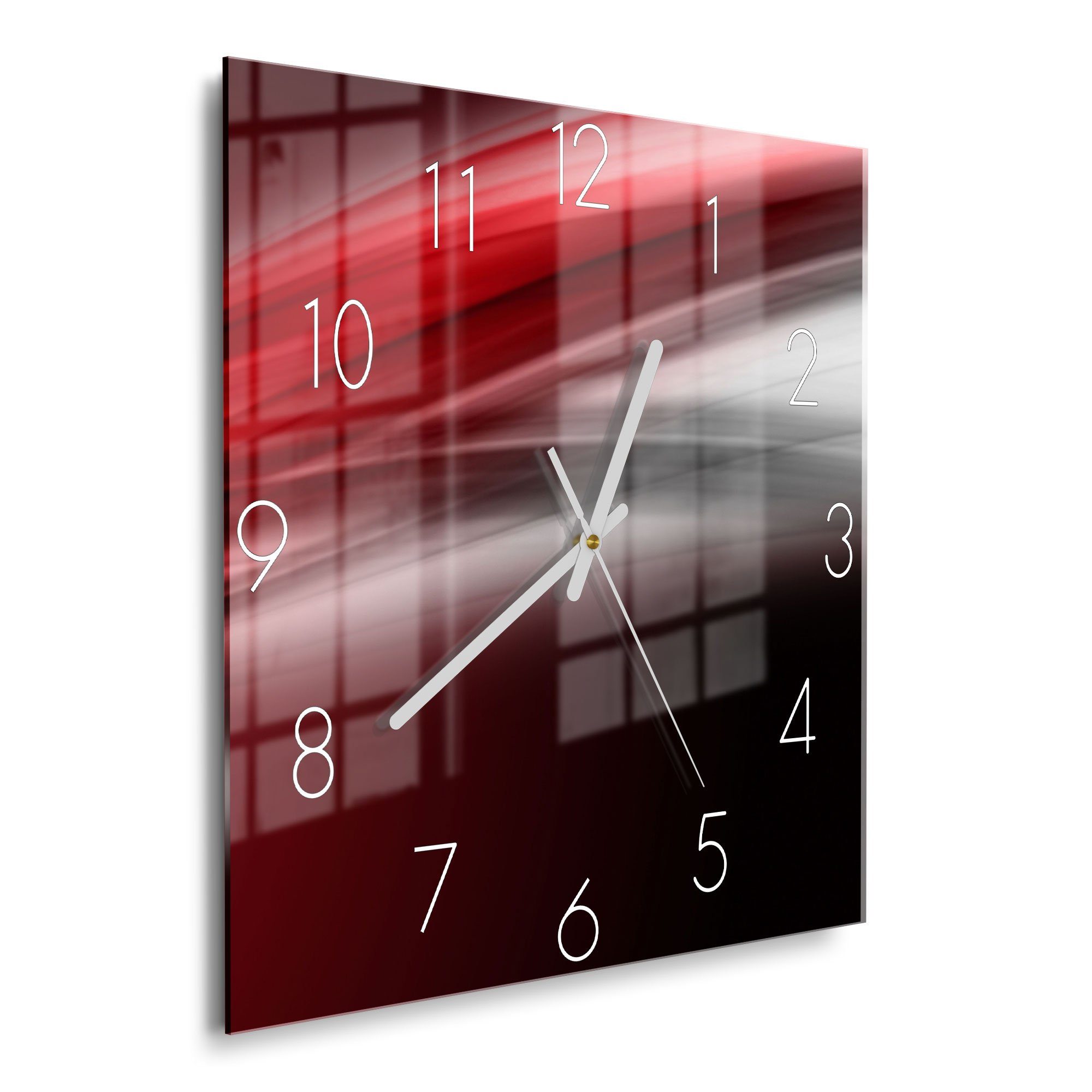 DEQORI Wanduhr 'Energiegeladener Schweif' (Glas Glasuhr günstig online kaufen