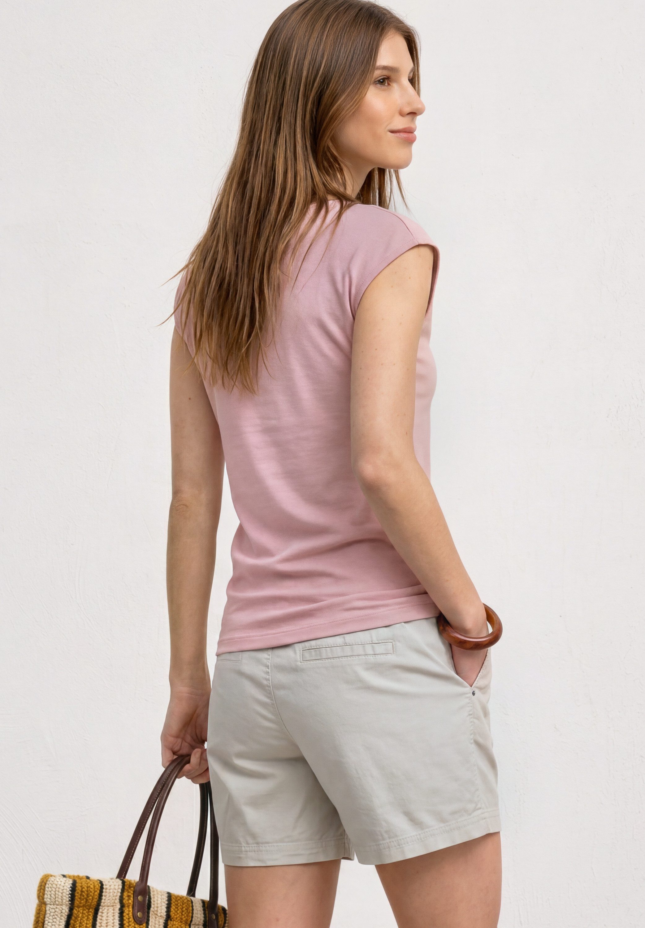 STREET ONE T-Shirt mit Cut-Out Detail