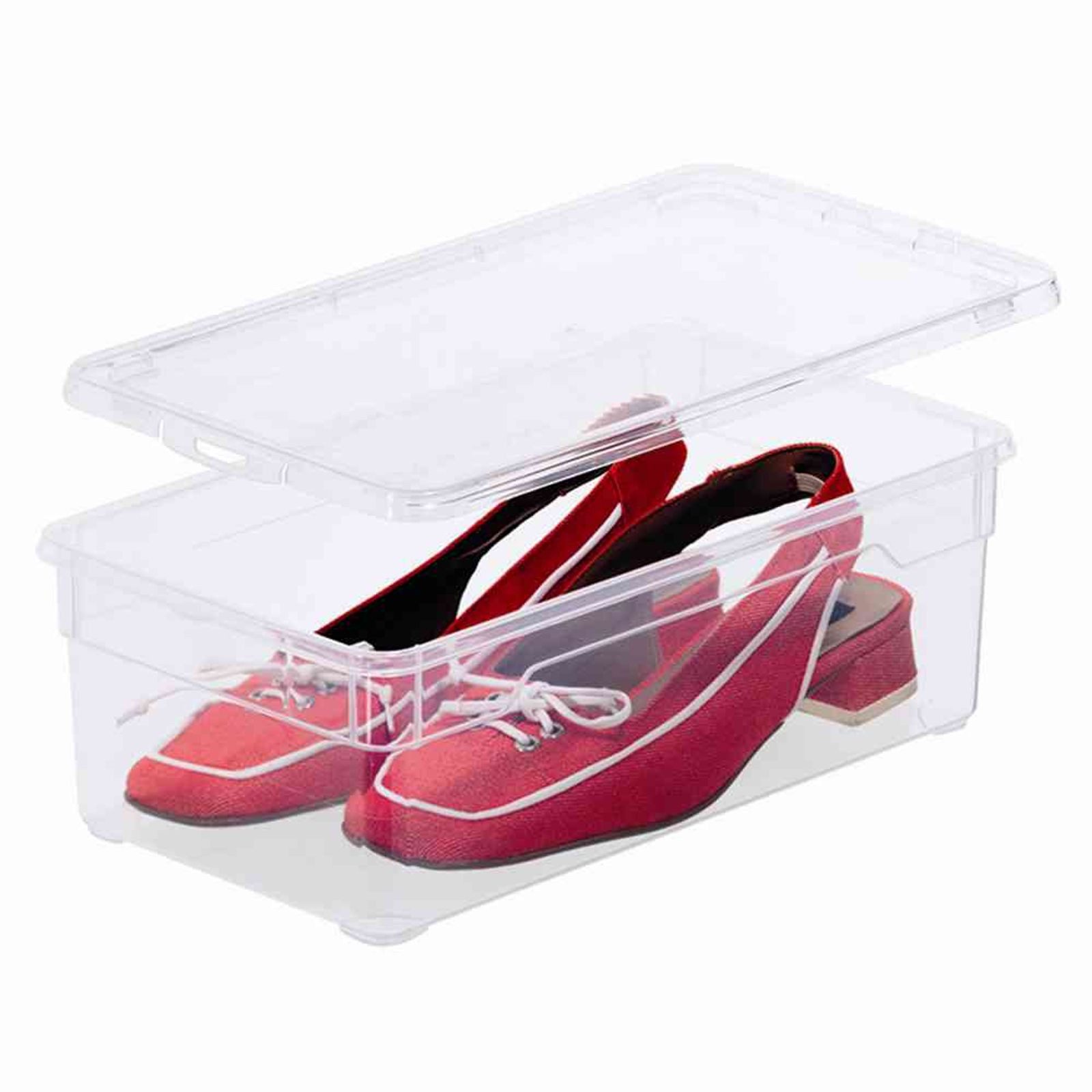 ROTHO Aufbewahrungsbox Aufbewahrungsbox "Clear Box" 5 l mit Deckel, 33 x 19 x 11 cm
