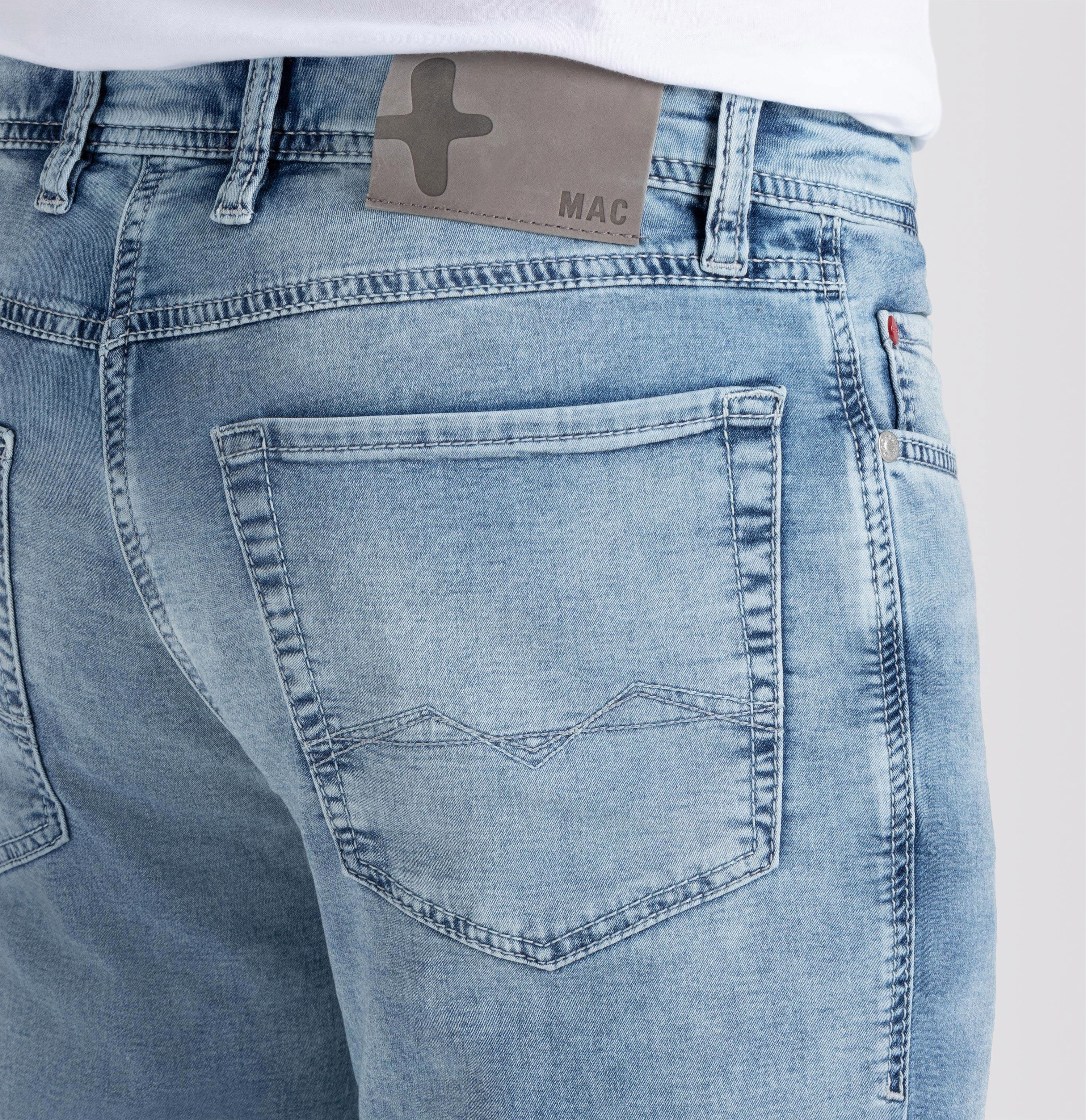 MAC 5-Pocket-Jeans Jog'n H230 Sweat Light Blue Denim Authentic Light 0994L Jeans Sky
