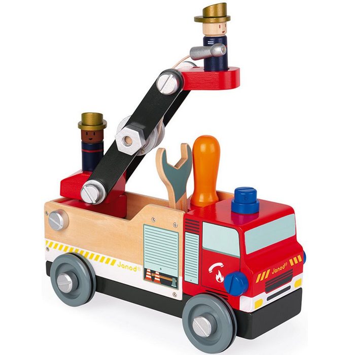 Janod Spielzeug-Feuerwehr Brico Kids FSC®- schützt Wald - weltweit