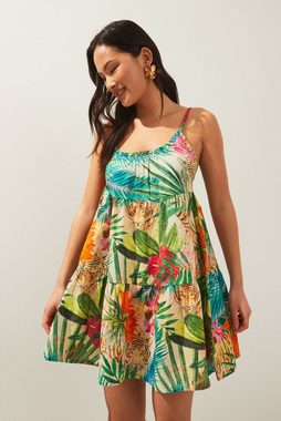 Next Sommerkleid Gestuftes Minikleid für den Sommer (1-tlg)