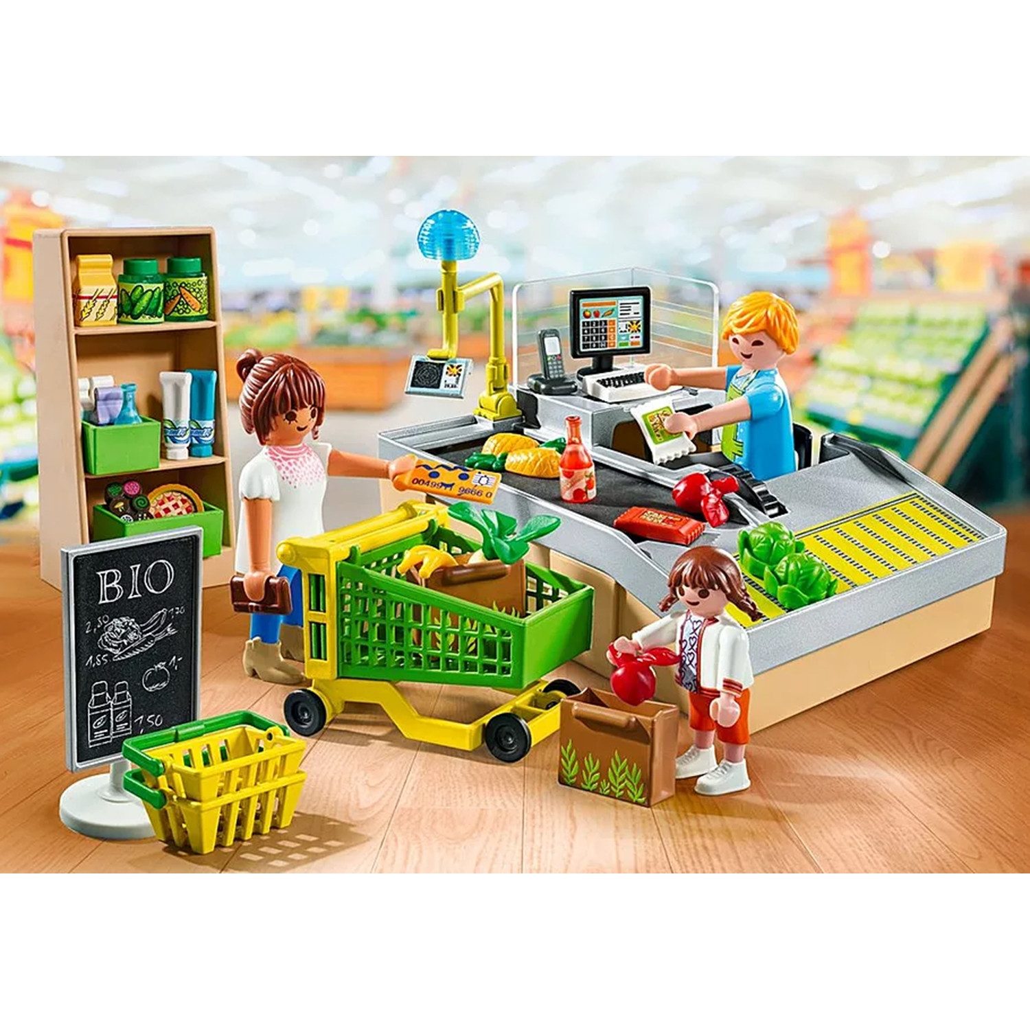 Playmobil® 71648 Bio-Supermarkt Konstruktions-Spielset günstig online kaufen