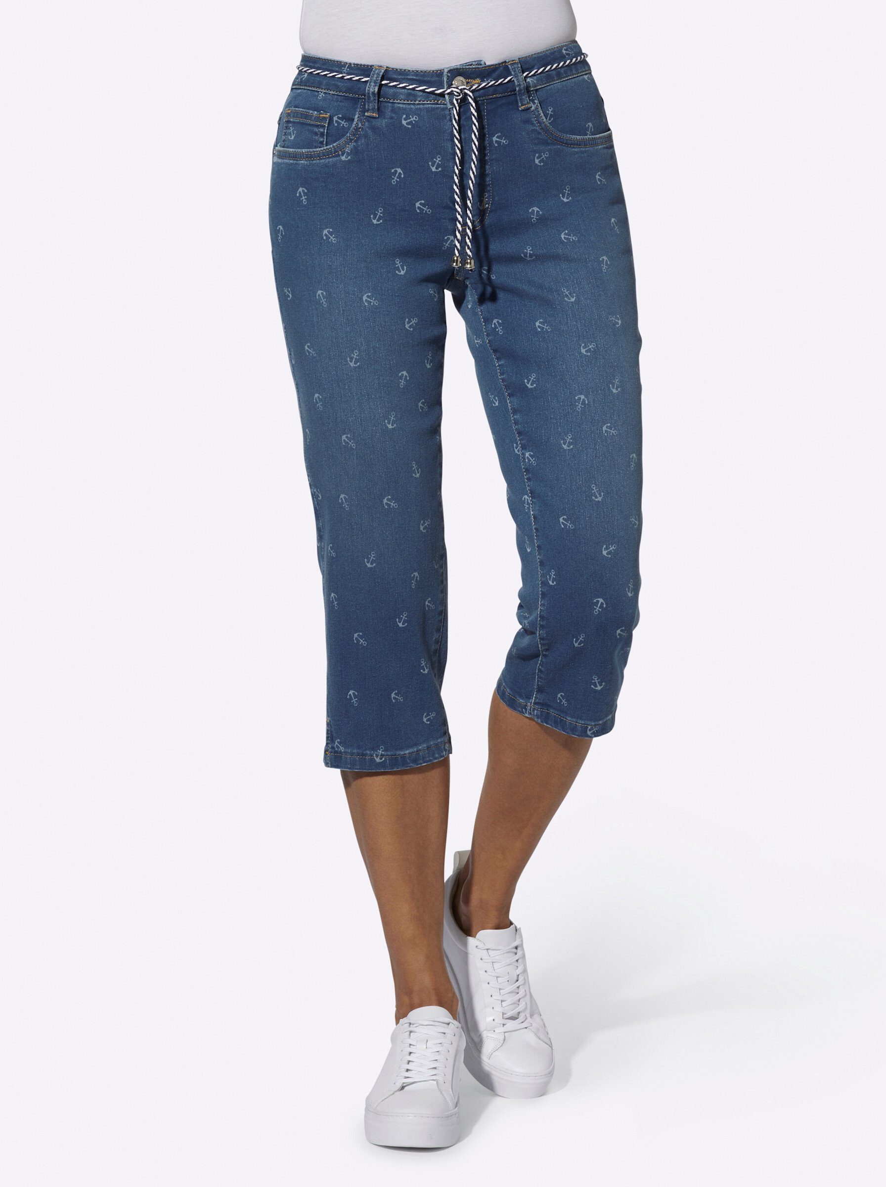 Witt Jeansshorts Capri-Jeans