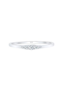 Elli DIAMONDS Verlobungsring Verlobungsring Diamant (0.09 ct) 925 Silber