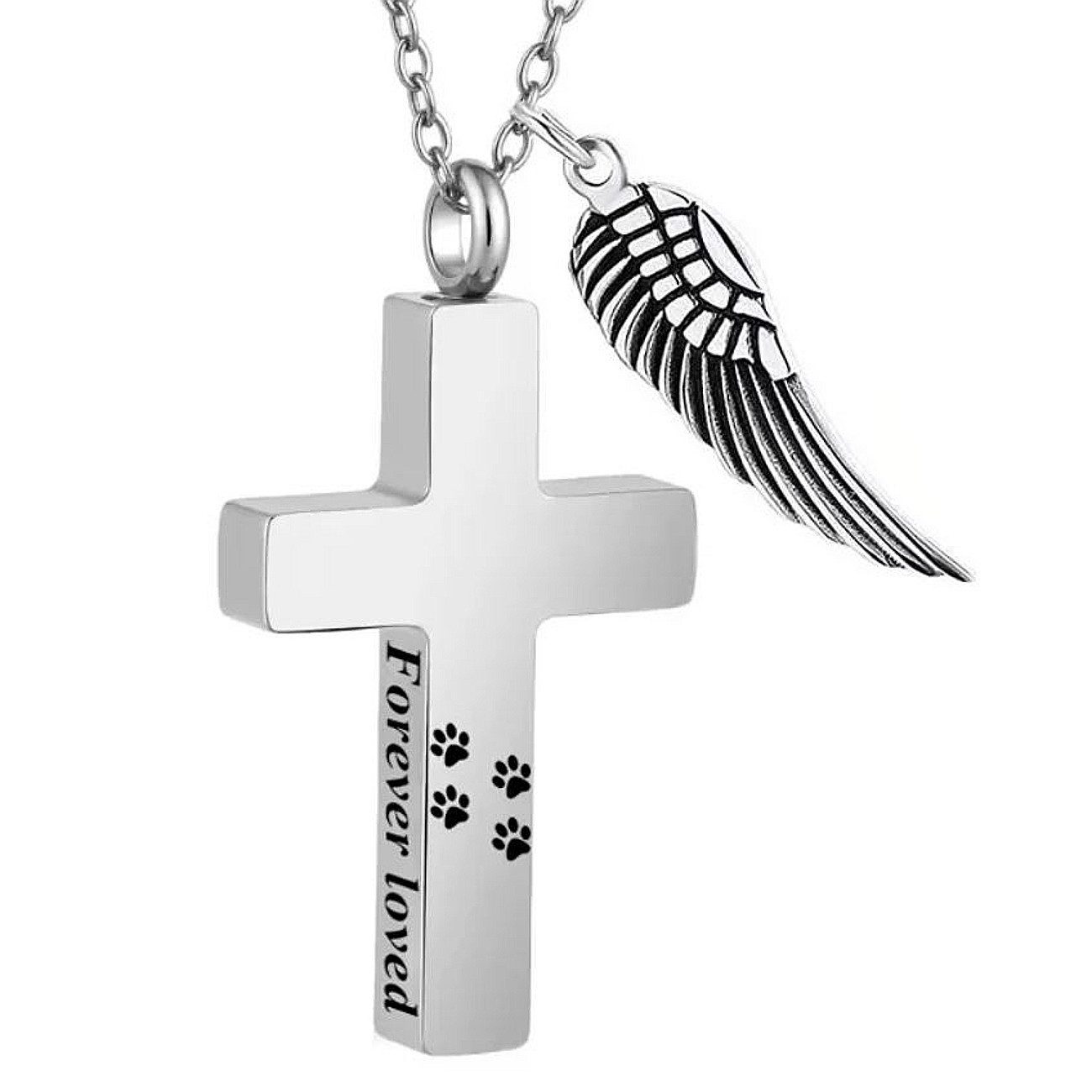 KARMA Kette mit Anhänger Gedenkanhänger Haustier innen Hohl mit Verschluss günstig online kaufen