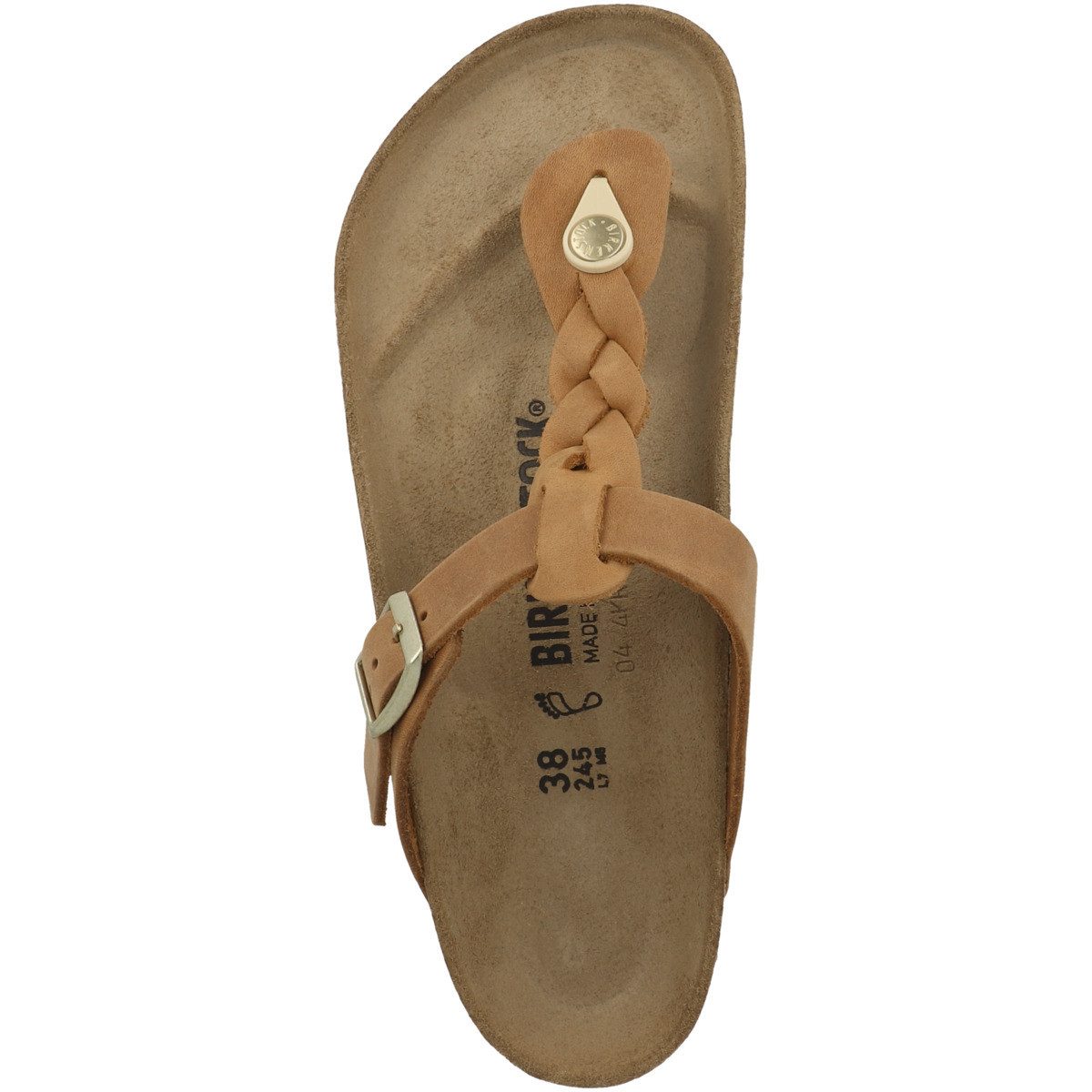Birkenstock Gizeh Braided geöltes Nubukleder Damen günstig online kaufen