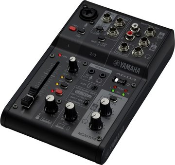 Yamaha Mischpult Livestreaming Set AG03MK2BLSPK, Starterpaket mit AG Mixer, YCM01 Mikro und YH-MT1 Kopfhörer