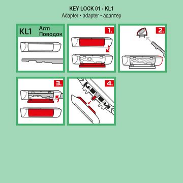 alca Scheibenwischblätter Set für MERCEDES-BENZ E-KLASSE T-Modell / E-KLASSE All-Tarrain (07., (2-St)