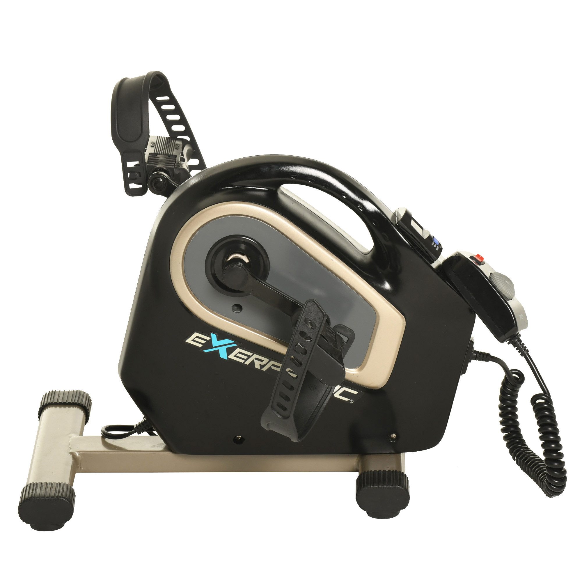 Mini-Heimtrainer elektrischer Pedaltrainer für Beine und Arme mit 9 Stufen