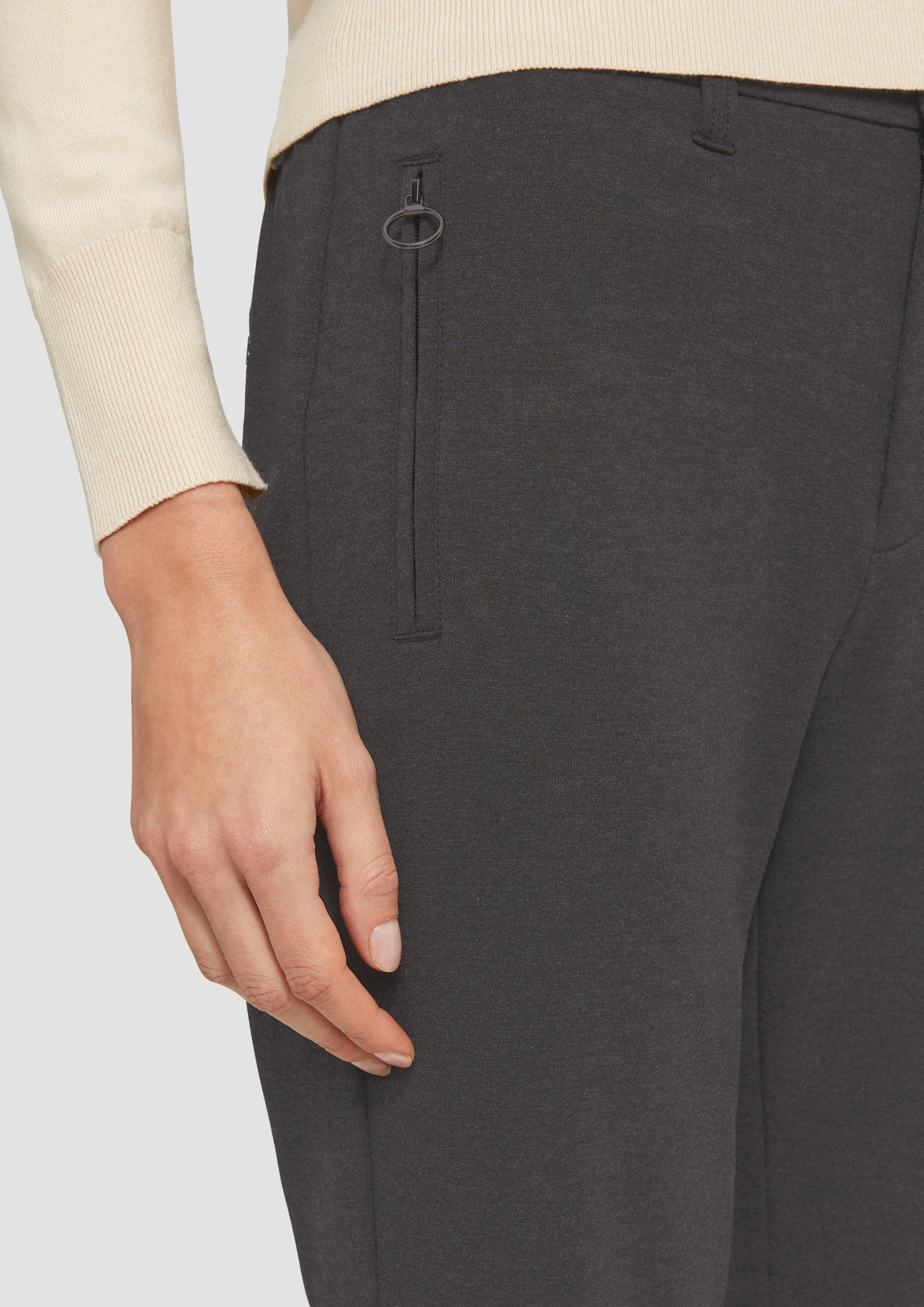 s.Oliver 7/8-Hose Hose aus Interlock-Jersey mit günstig online kaufen