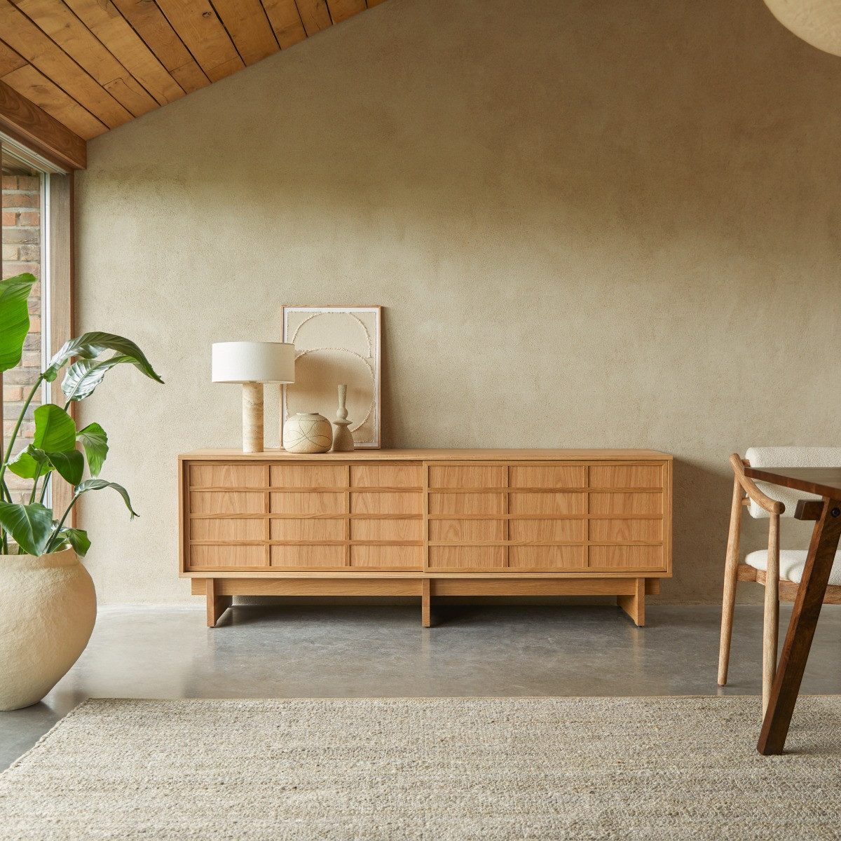 Tikamoon Sideboard Sideboard Miu aus Eiche 200