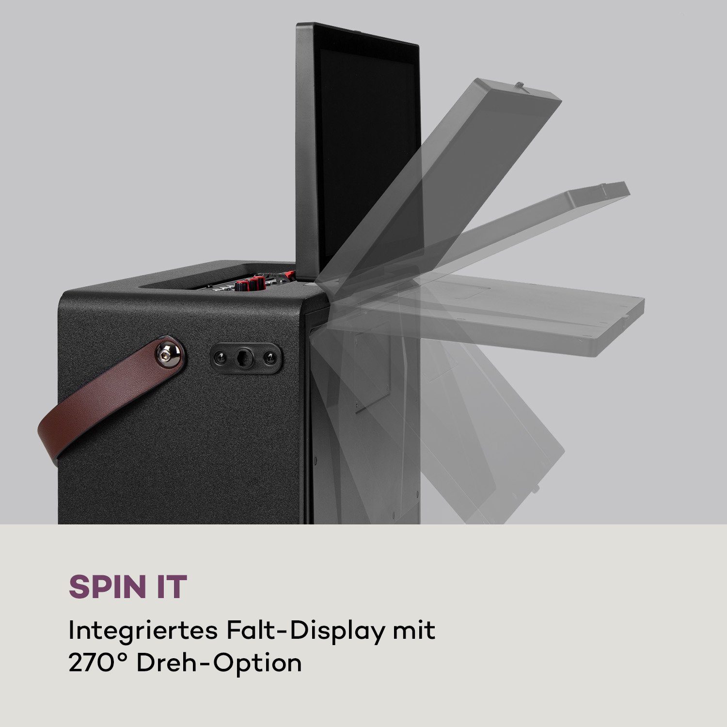 Auna Pro Spin Party-Lautsprecher (WiFi) WLAN (Bluetooth