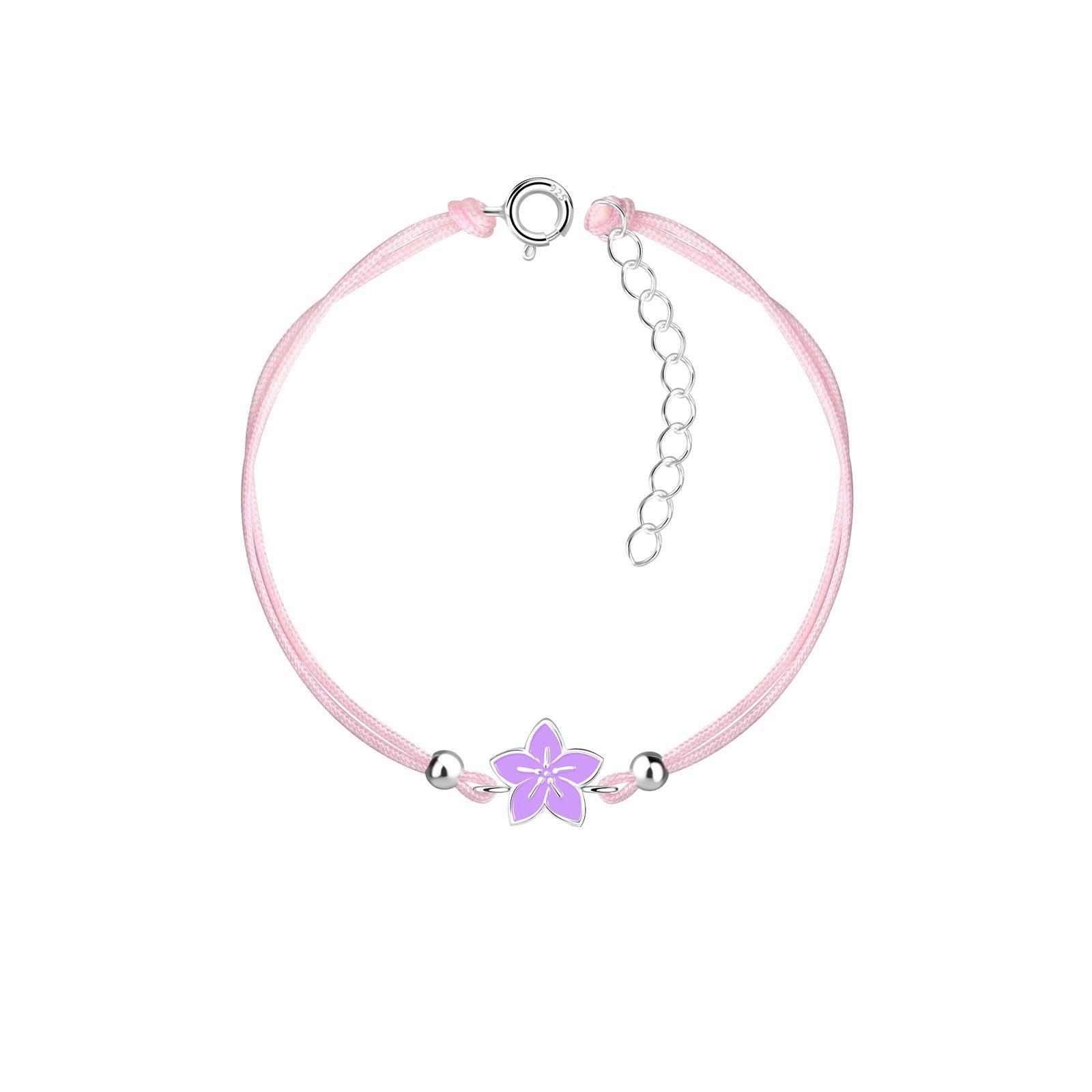 Silberarmband Blumen Kinder Armband 925 Silber