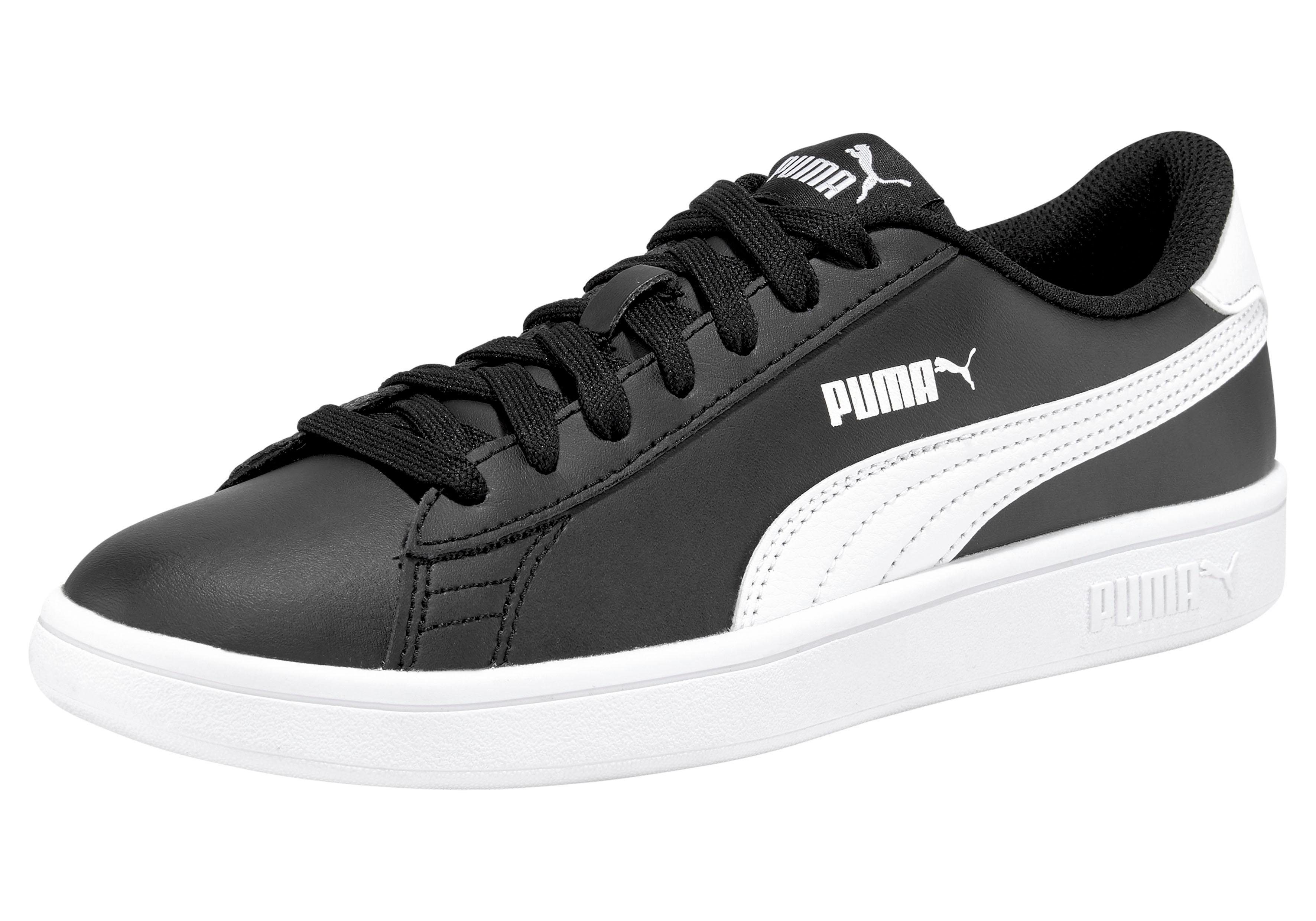 V2 SMASH L JR PUMA schwarz-weiß für Sneaker PUMA Kinder