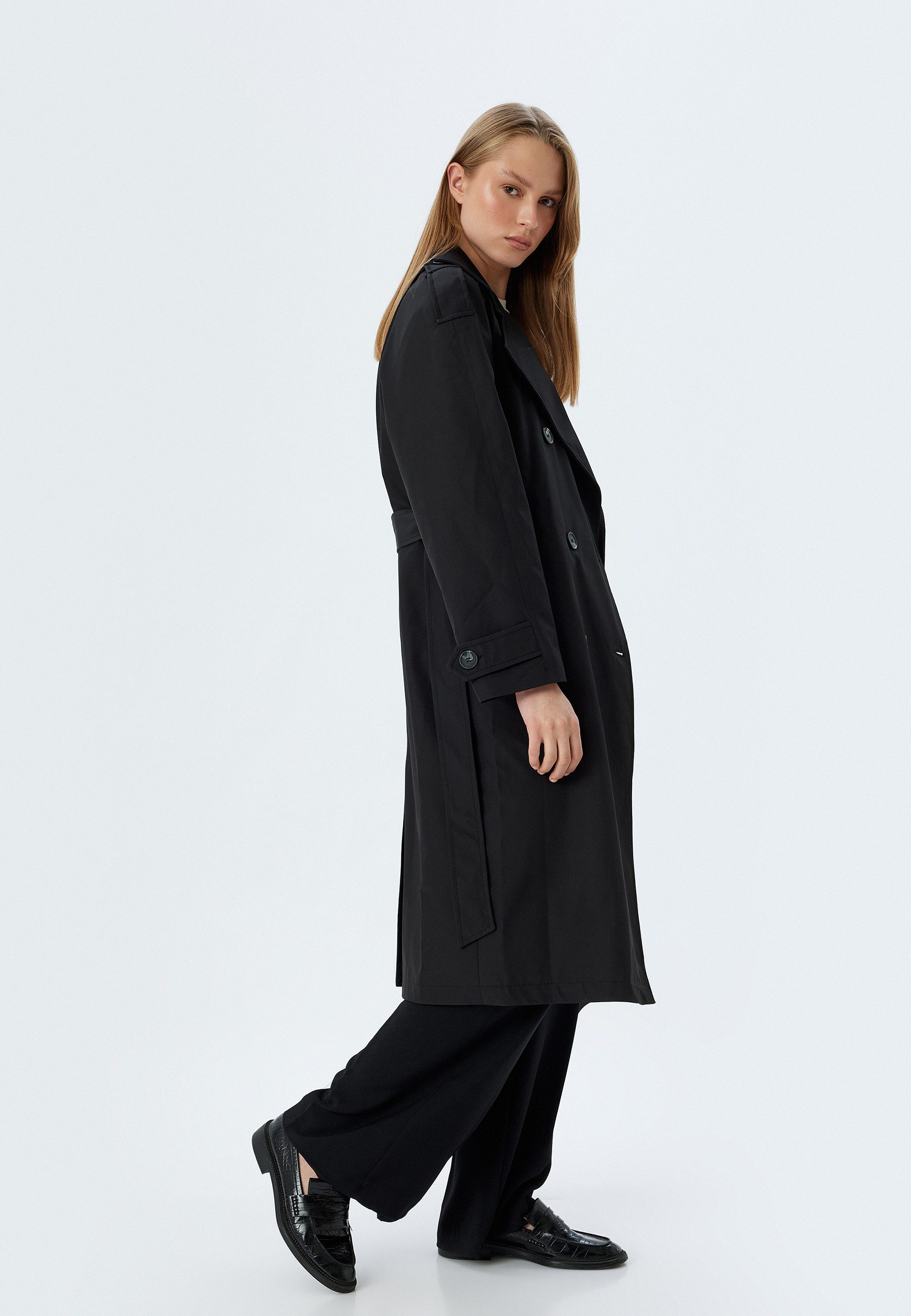 Koton Trenchcoat Regular Mit Bauchgurt günstig online kaufen