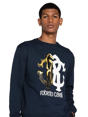 roberto cavalli Sweatshirt Sweatshirt Regular Fit Monogram-Print PulloverRC