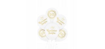 Festivalartikel Girlandenballon Luftballon-Dekorationsset für die erste heilige Kommunion Set 94 Stk, Zestaw dekoracji balonów na I Komunię Świętą, 94 Szt