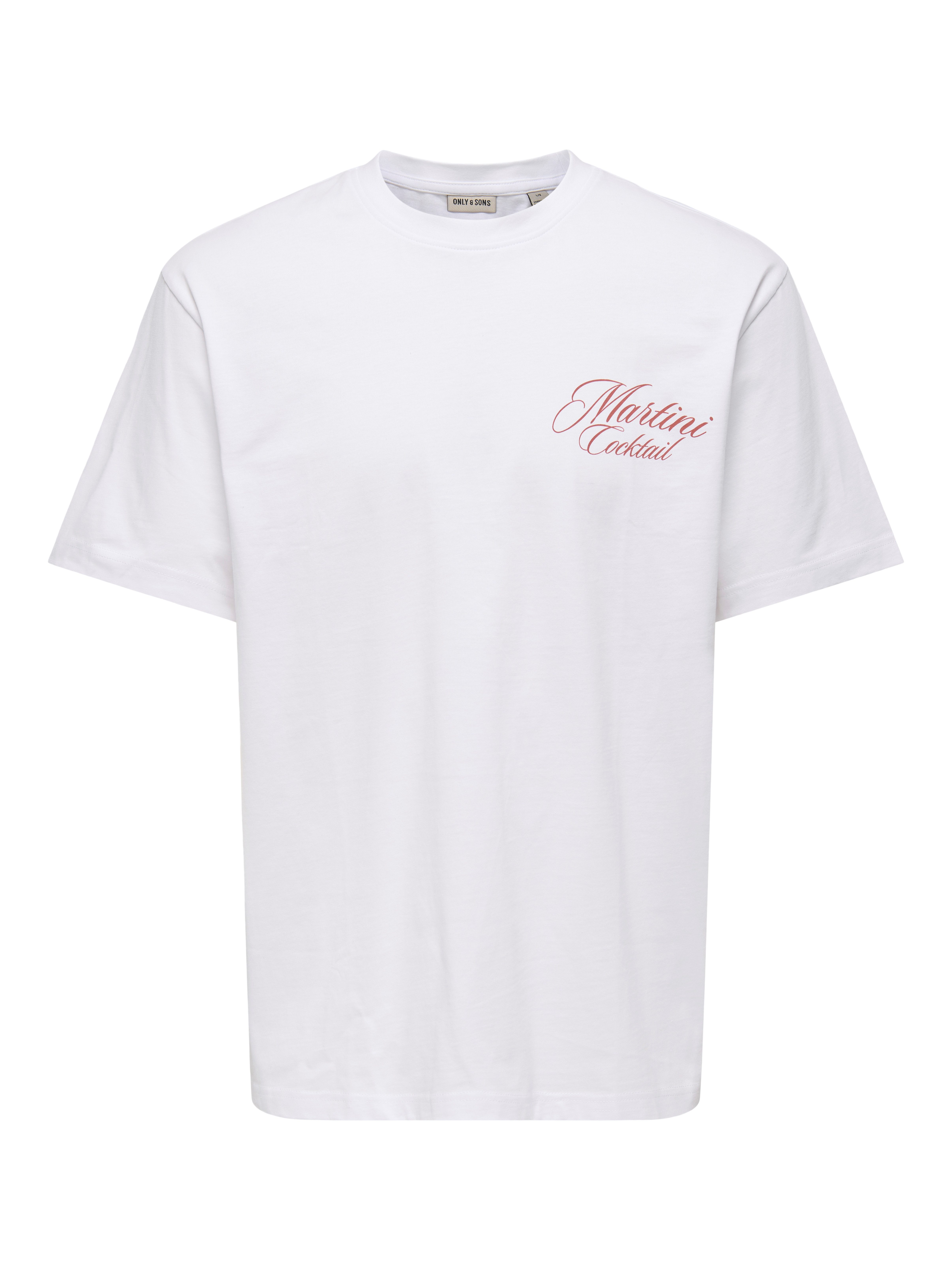 ONLY & SONS T-Shirt ONSFRED LIFE RLX SS PRINT TEE NOOS Baumwolle, relaxed fit
