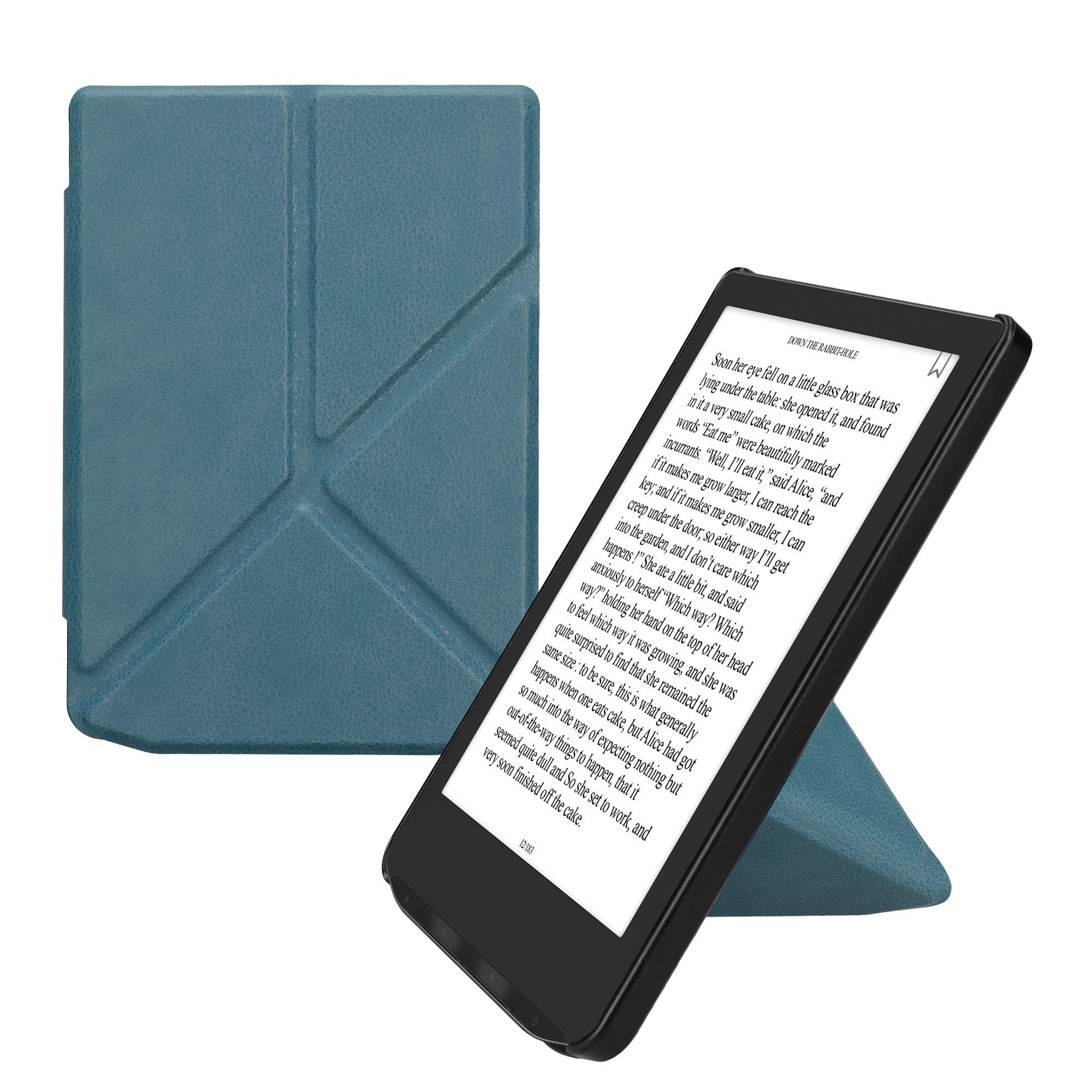 kwmobile E-Reader-Hülle Schutzhülle für Pocketbook Verse / Verse Lite / Verse Pro / Color, Kunstleder Case - eReader Klapphülle mit Auto Sleep Funktion