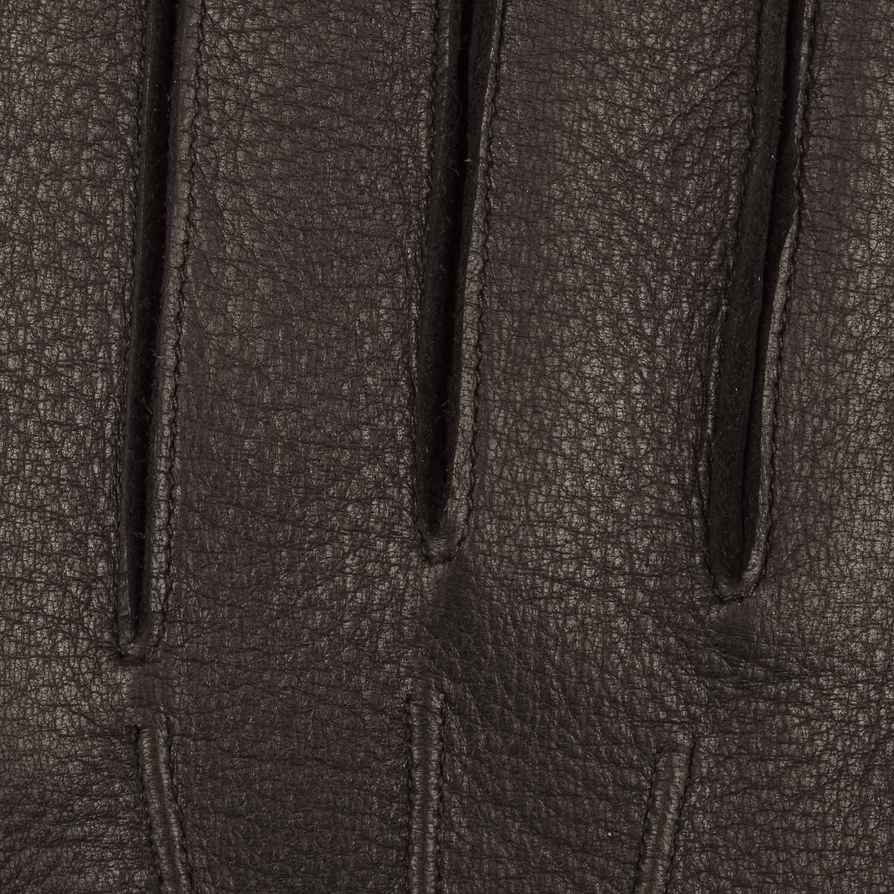Fingerhandschuhe Stetson Futter dunkelbraun Lederhandschuhe mit