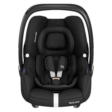 Maxi-Cosi Babyschale CabrioFix i-Size - Essential Black, bis: 12 kg, Baby Autositz ab Geburt - 12 Monate (40-75 cm) mit Sitzverkleinerer