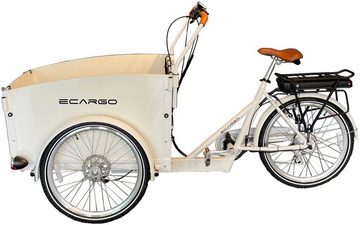 GreenStreet E-Bike Elektrolastenrad E-Cargo, 7 Gang Shimano Acera Schaltwerk, Kettenschaltung, Heckmotor, 468 Wh Akku