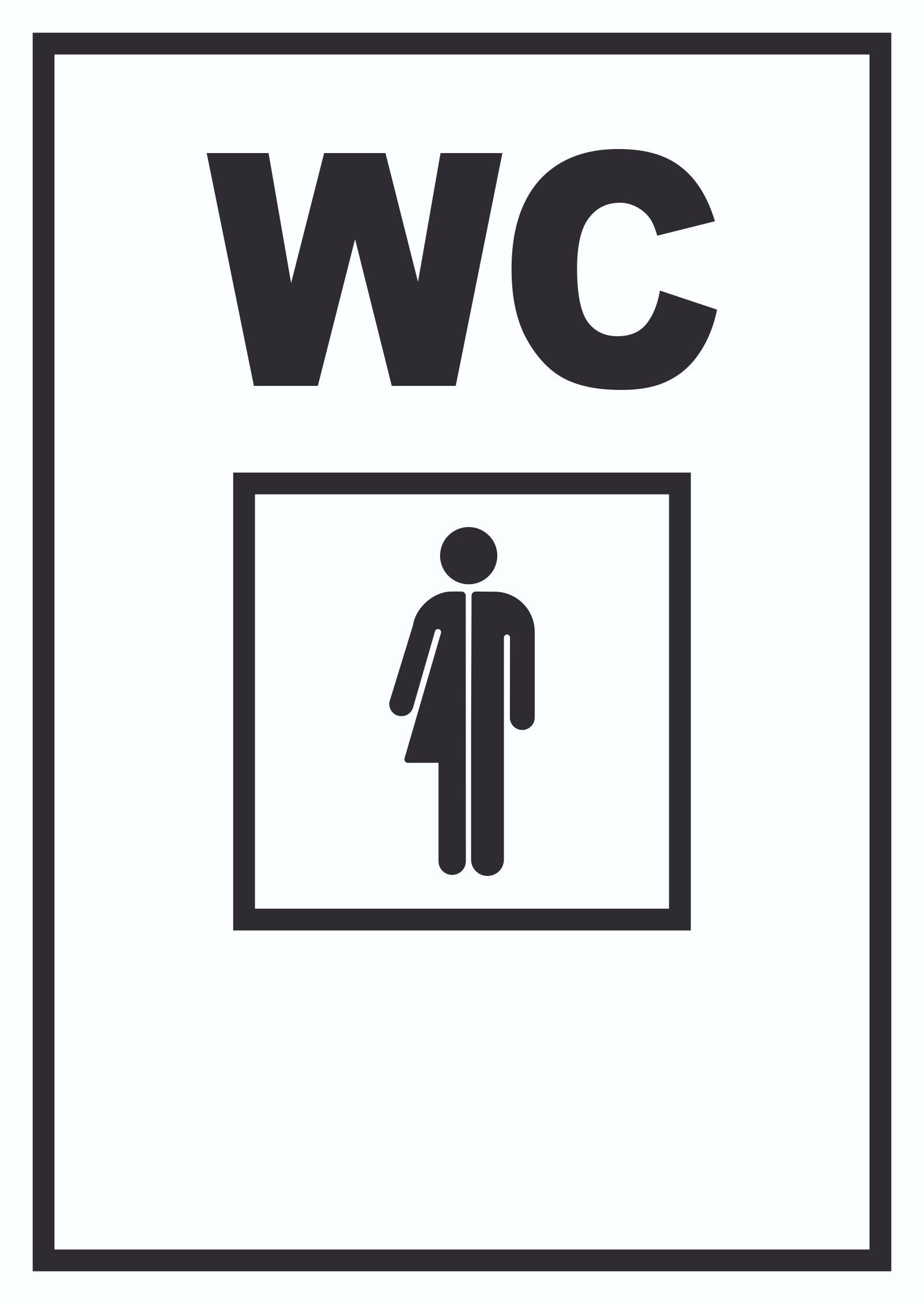 HB-Druck Hinweisschild WC Mann und Frau Transgender Schild, wetterfest, stabil, UV-beständig, kratzfest