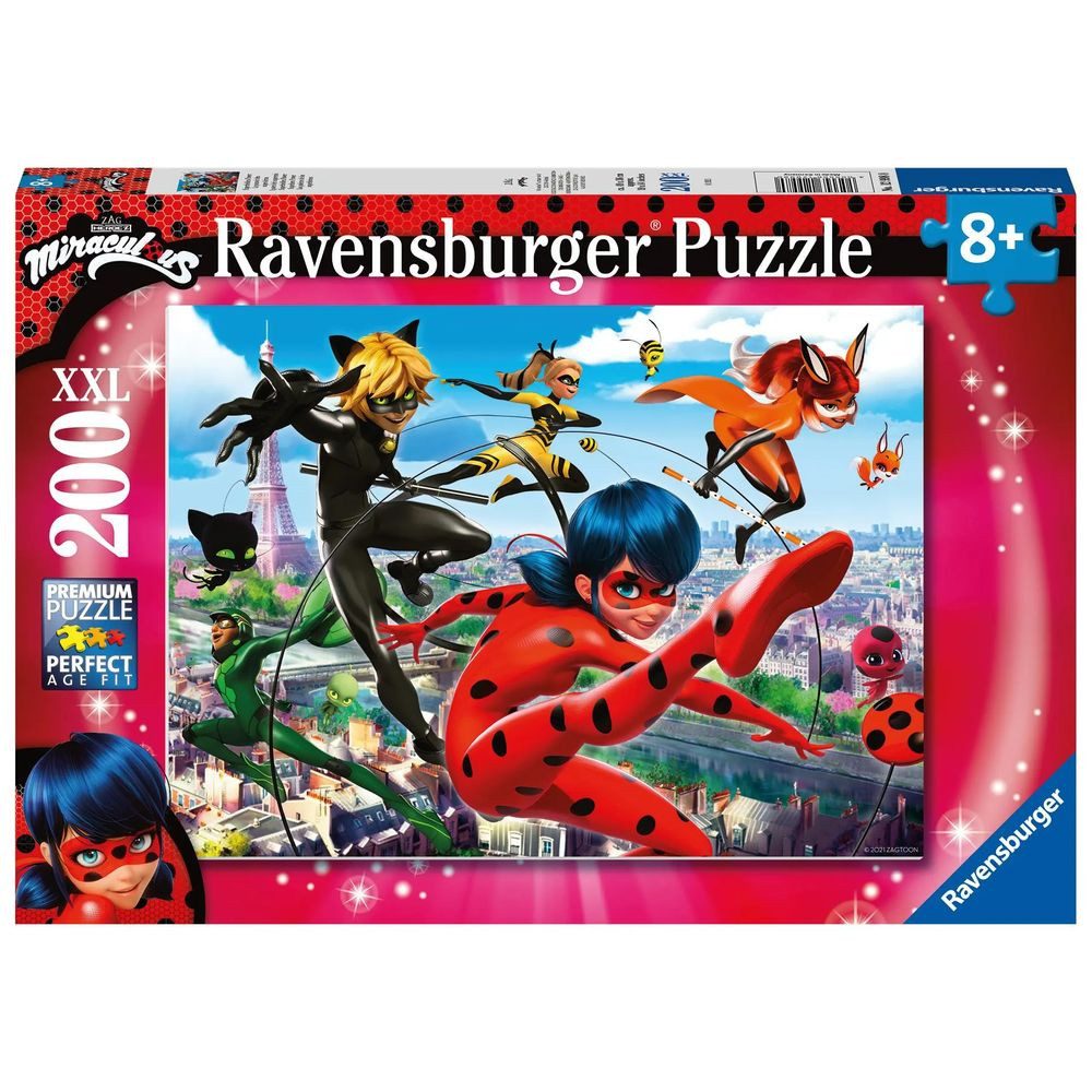 Ravensburger Puzzle Ravensburger Puzzle 12998 - Superhelden-Power - 200 Teile XXL..., 200 Puzzleteile