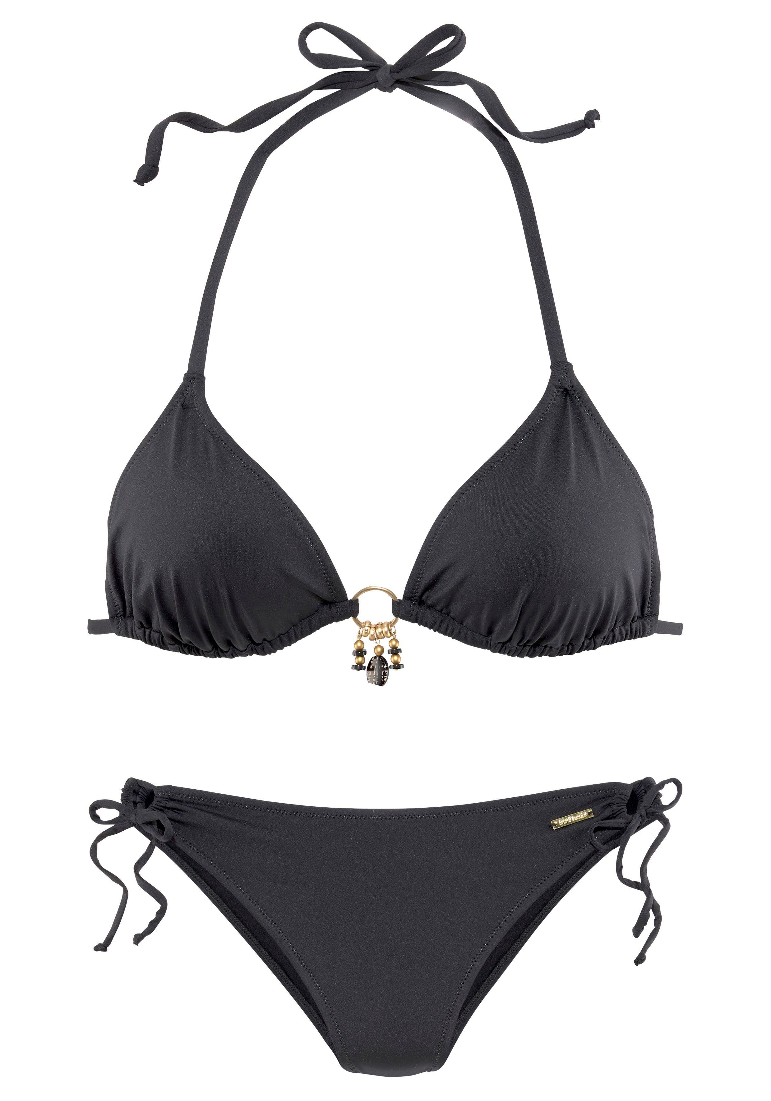 Accessories Triangel-Bikini Banani mit Bruno gold-schwarzenen