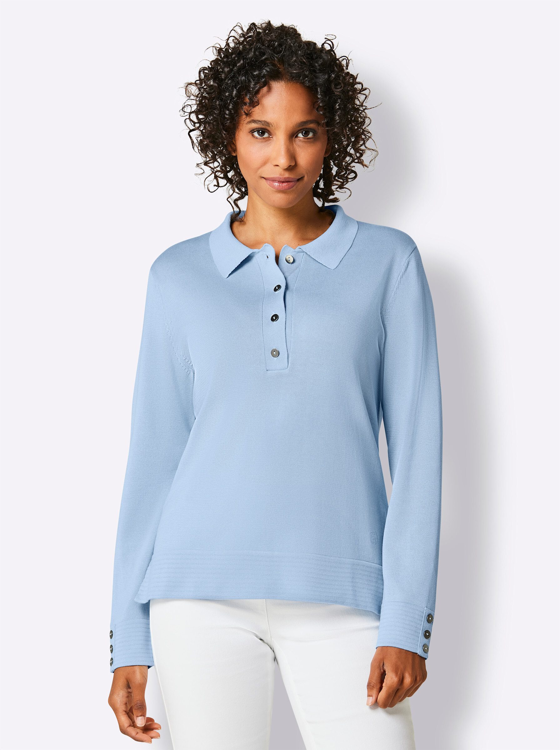Strickpullover Polopullover