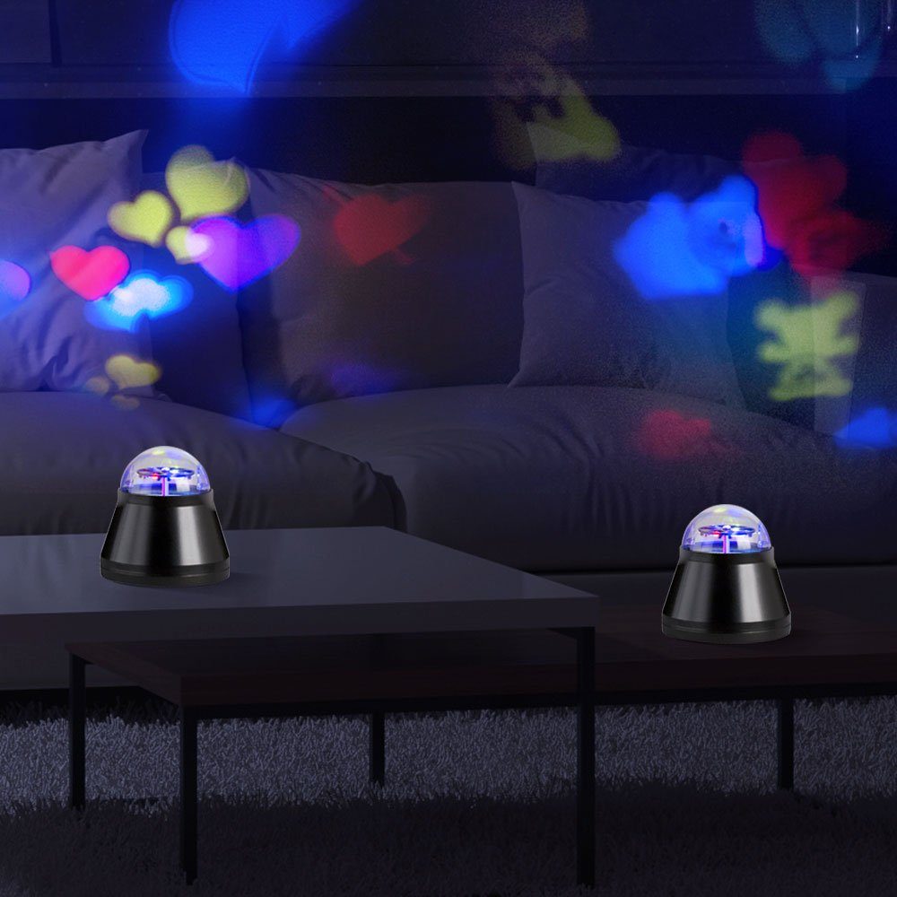 verbaut, LED-Leuchtmittel Schlafzimmerleuchte, Tischleuchte LED Dekolicht, Tischlampe Kinderlampe fest etc-shop