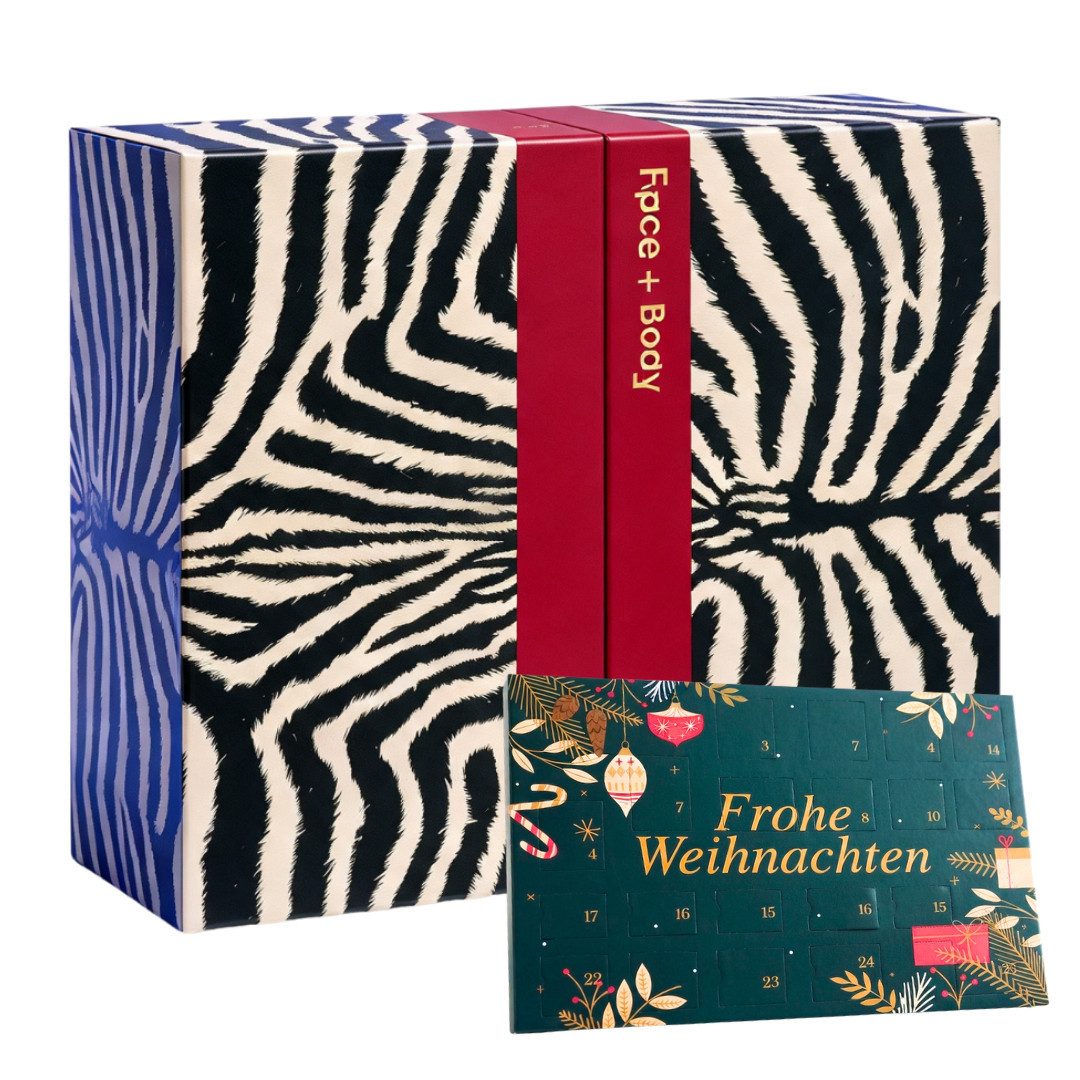 Asos Kosmetik-Adventskalender 2026 + DOUG Tisch Adventskalender 2er set Damen Frauen Beauty & Pflege (Set, 49-tlg), 49 tlg - 25 Pflegeprodukte - 24 tlg Tisch Advent kalender - Frau