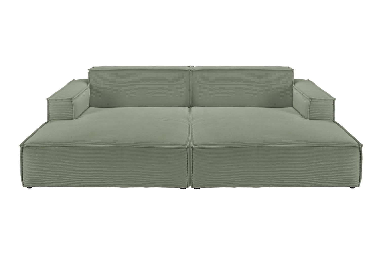 KAWOLA Big-Sofa SAMU, Couch Feincord verschiedene günstig online kaufen